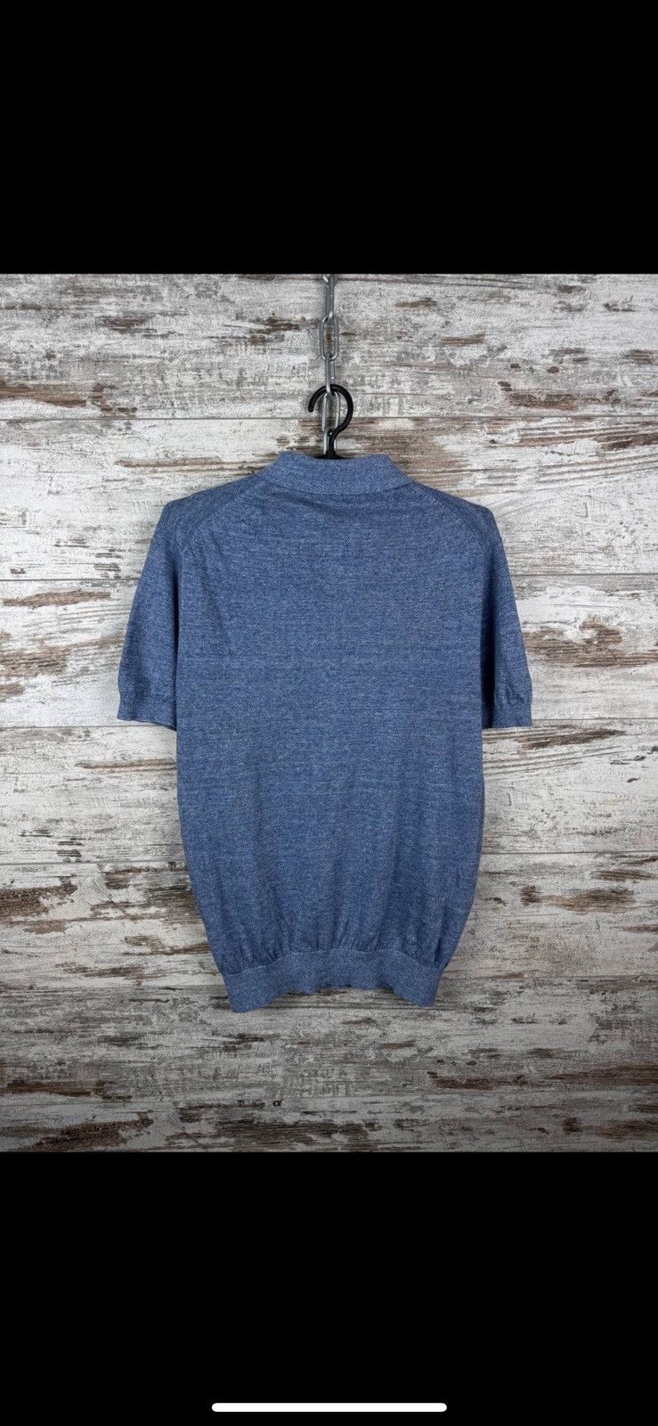 Suitsupply × Vintage Mens Vintage Suitsupply Wool Polo T Shirt Tee Size US M / EU 48-50 / 2 - 11 Thumbnail