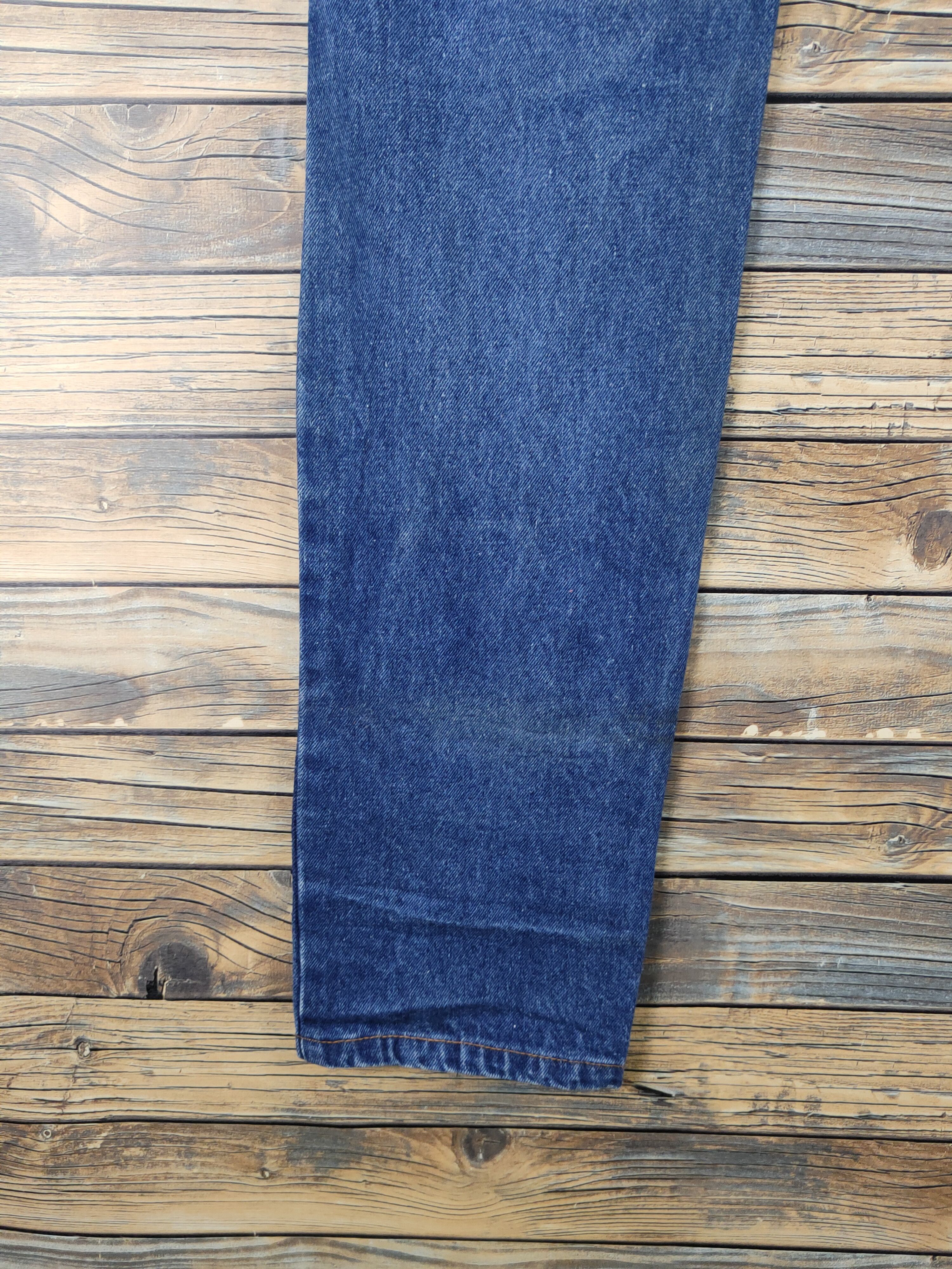 Japanese Brand Japan skull Blue Distressed Ripped denim Jeans #W1306 Size 33" - 12 Thumbnail