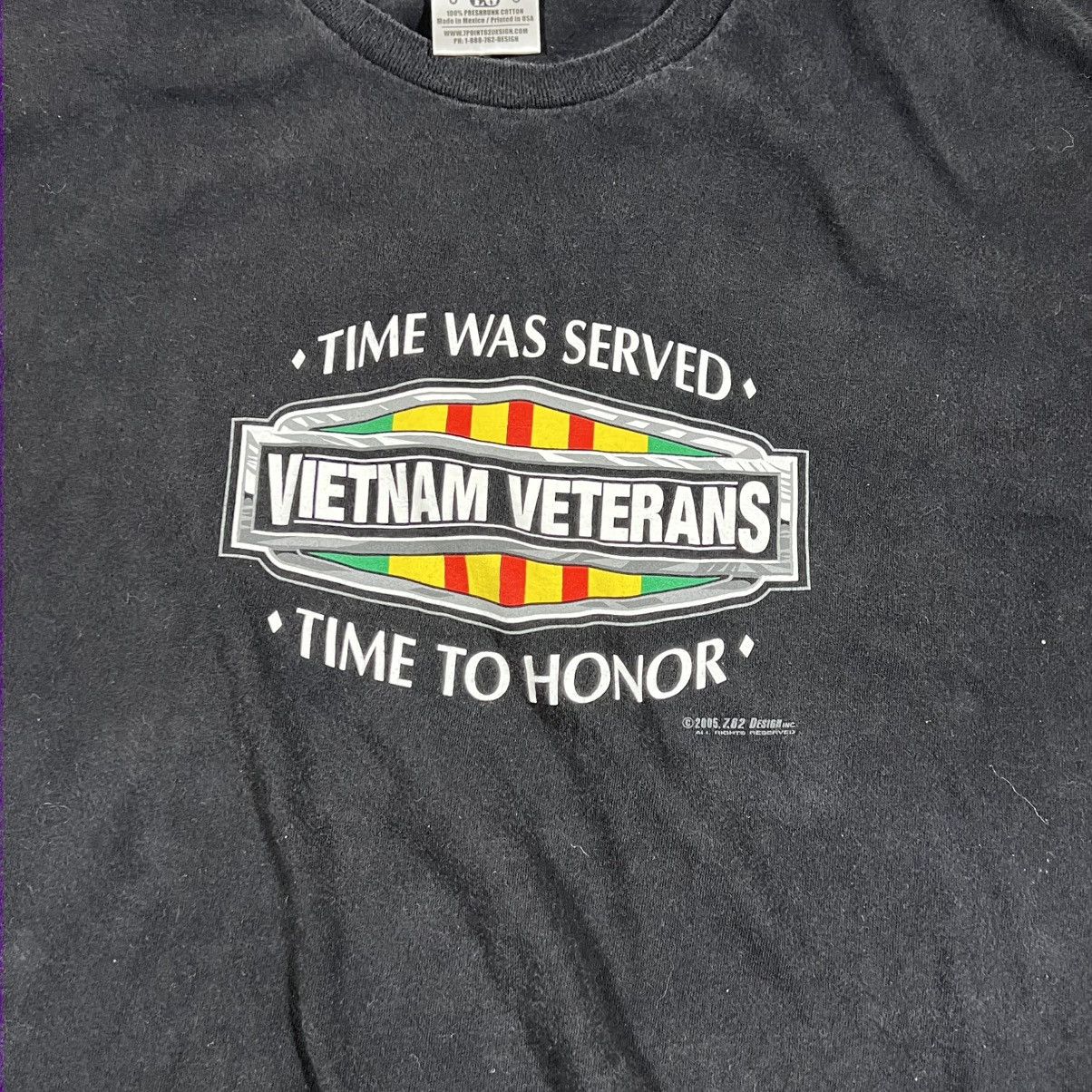 Vintage Y2K Vietnam Veterans Time To Honor Tshirt Sz L Army Military Size US L / EU 52-54 / 3 - 2 Thumbnail