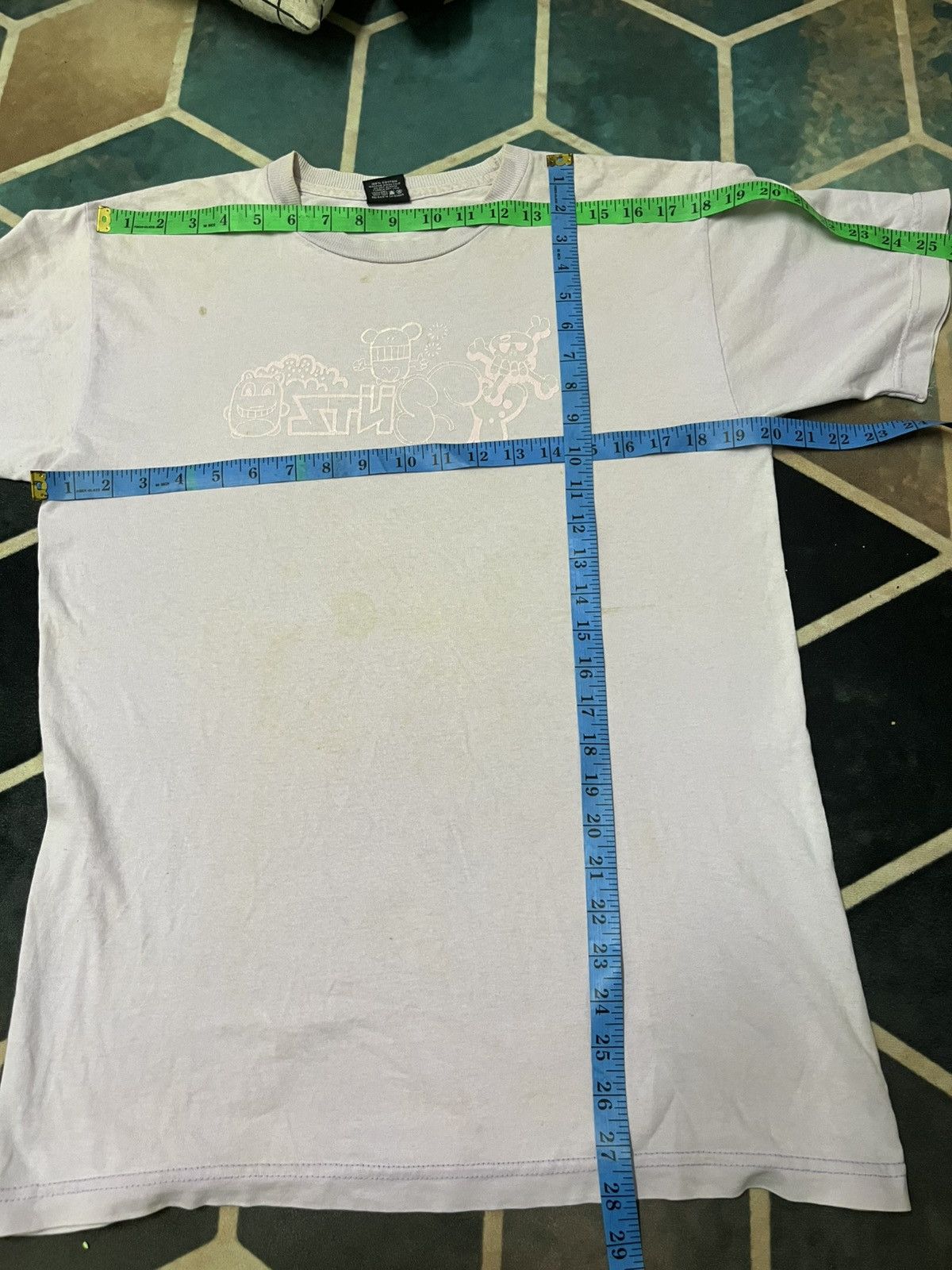 Stussy 💥Vintage Y2K Stussy Skull Tee Size US M / EU 48-50 / 2 - 8 Thumbnail