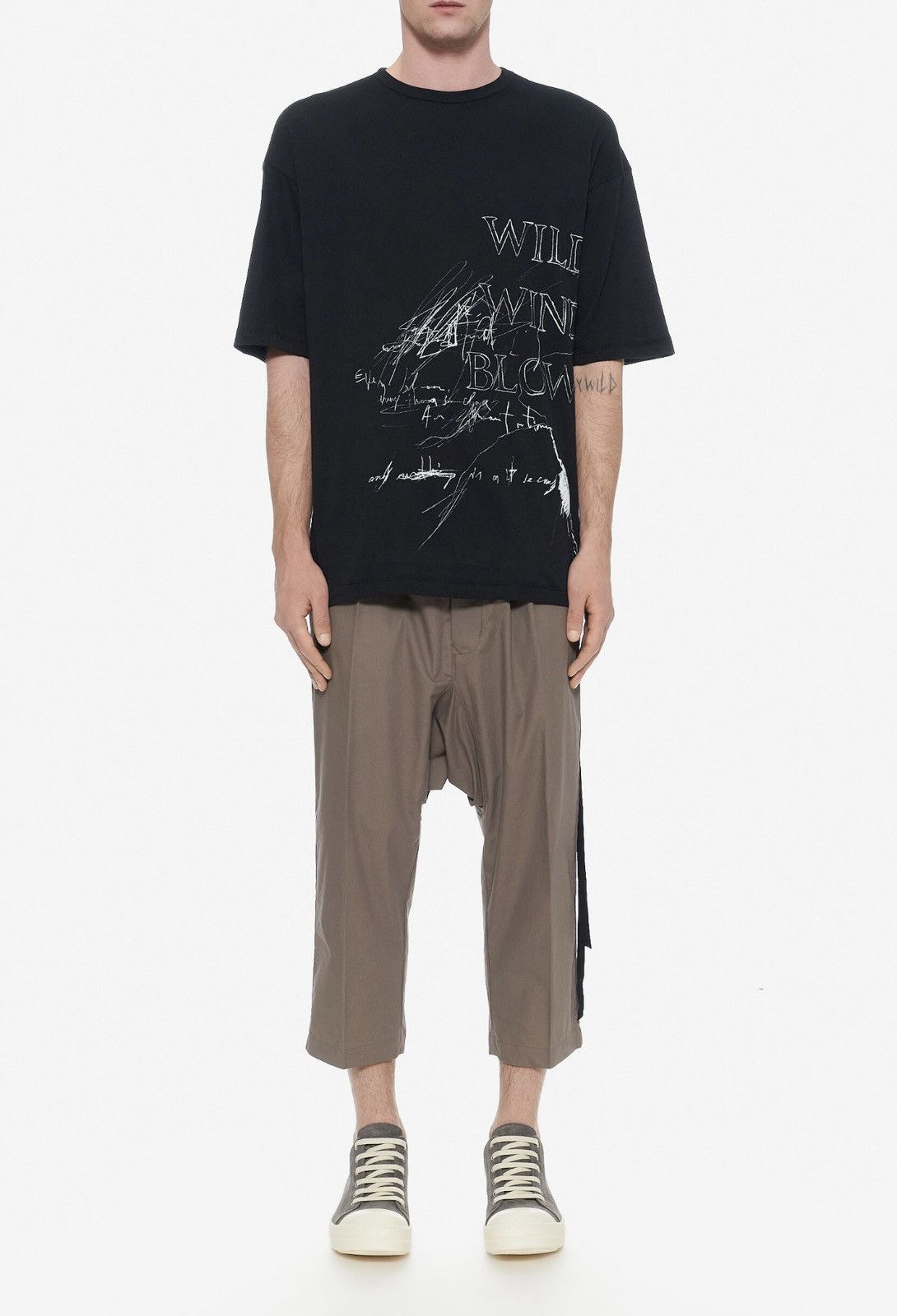 Ann Demeulemeester Last Ann Demeuleemester Dieter Printed T-Shirt Size US S / EU 44-46 / 1 - 4 Thumbnail