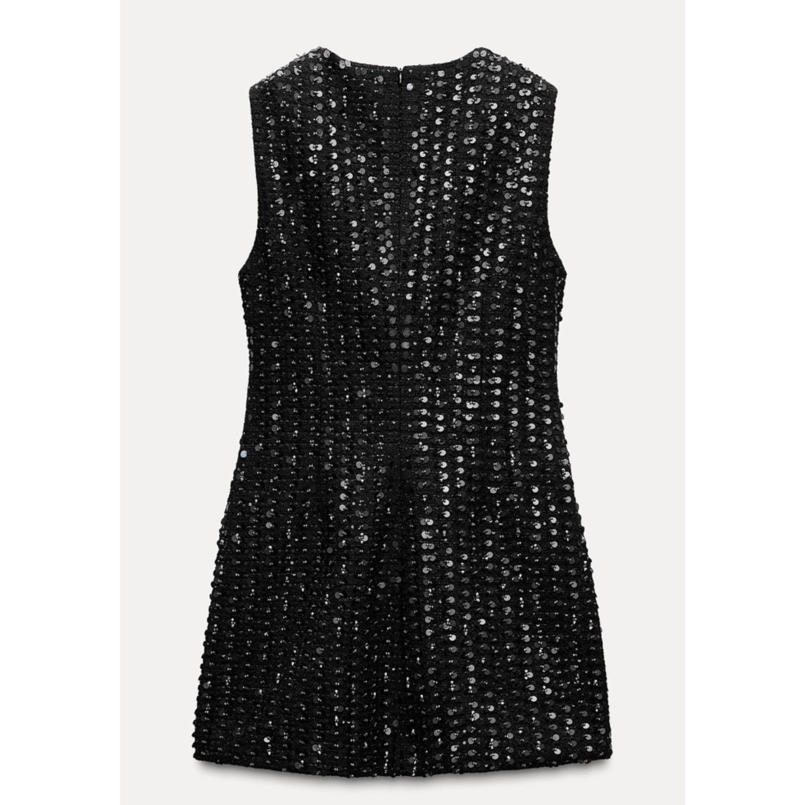 Zara Nwt- Zara SEQUIN MINI DRESS ZW COLLECTION-L Size L / US 10 / IT 46 - 6 Thumbnail