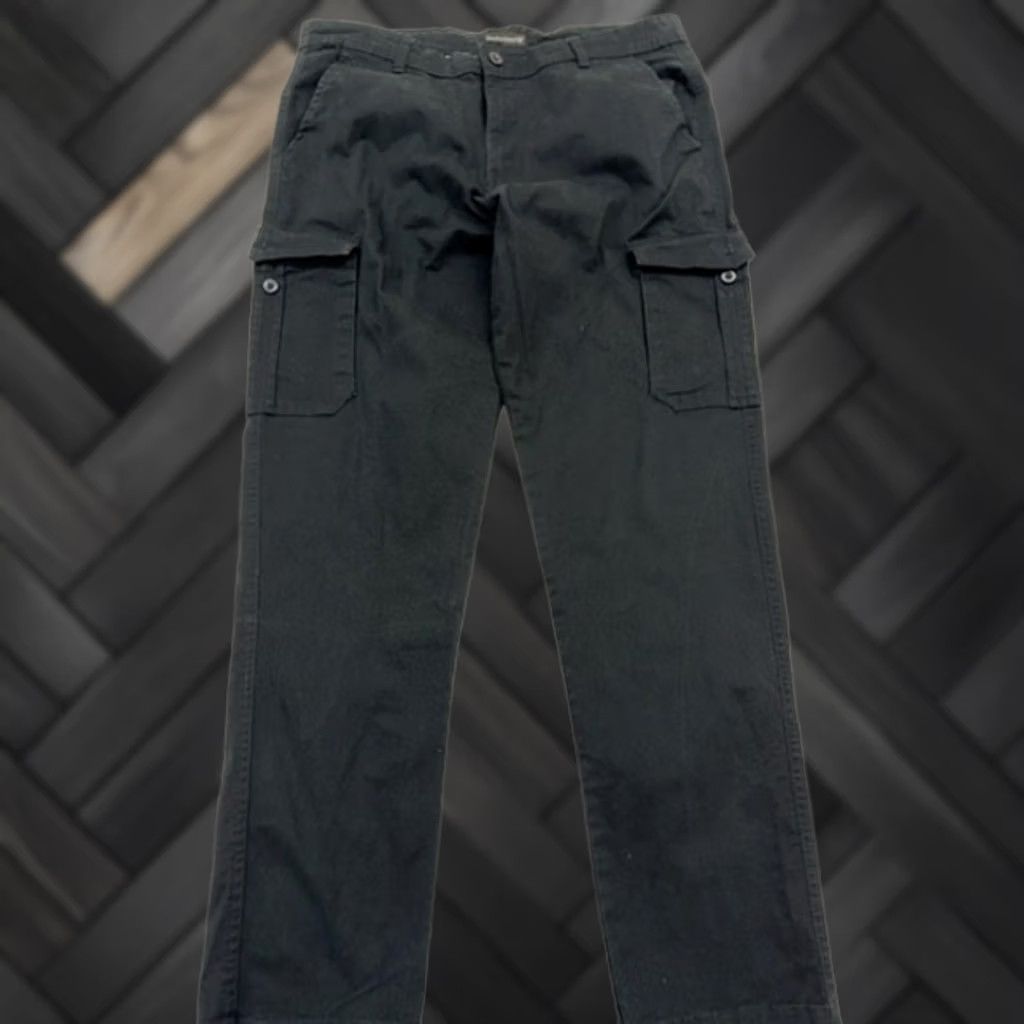 Timberland Timberland Cargo Pants 36 Regular Black Denim Button - Boys Pants 36 Reg Black Timberland Cargo Pants Size US 36 / EU 52 - 1 Thumbnail