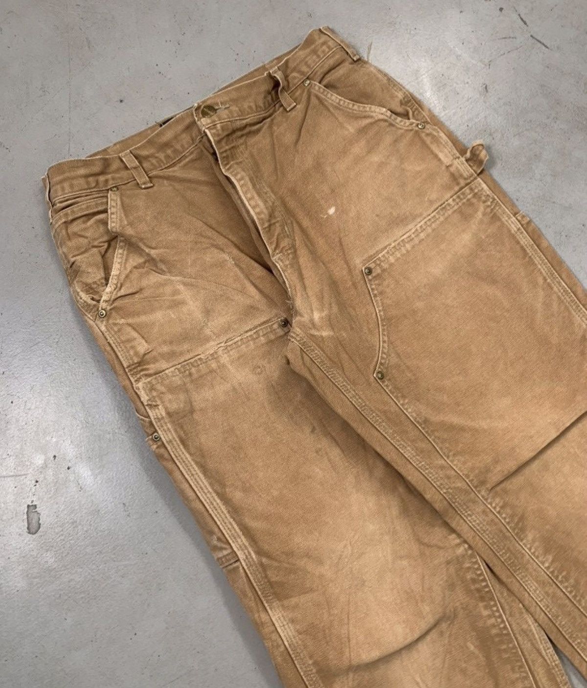 Carhartt Vintage carhartt b136 dkb double knee denim Size US 34 / EU 50 - 3 Thumbnail