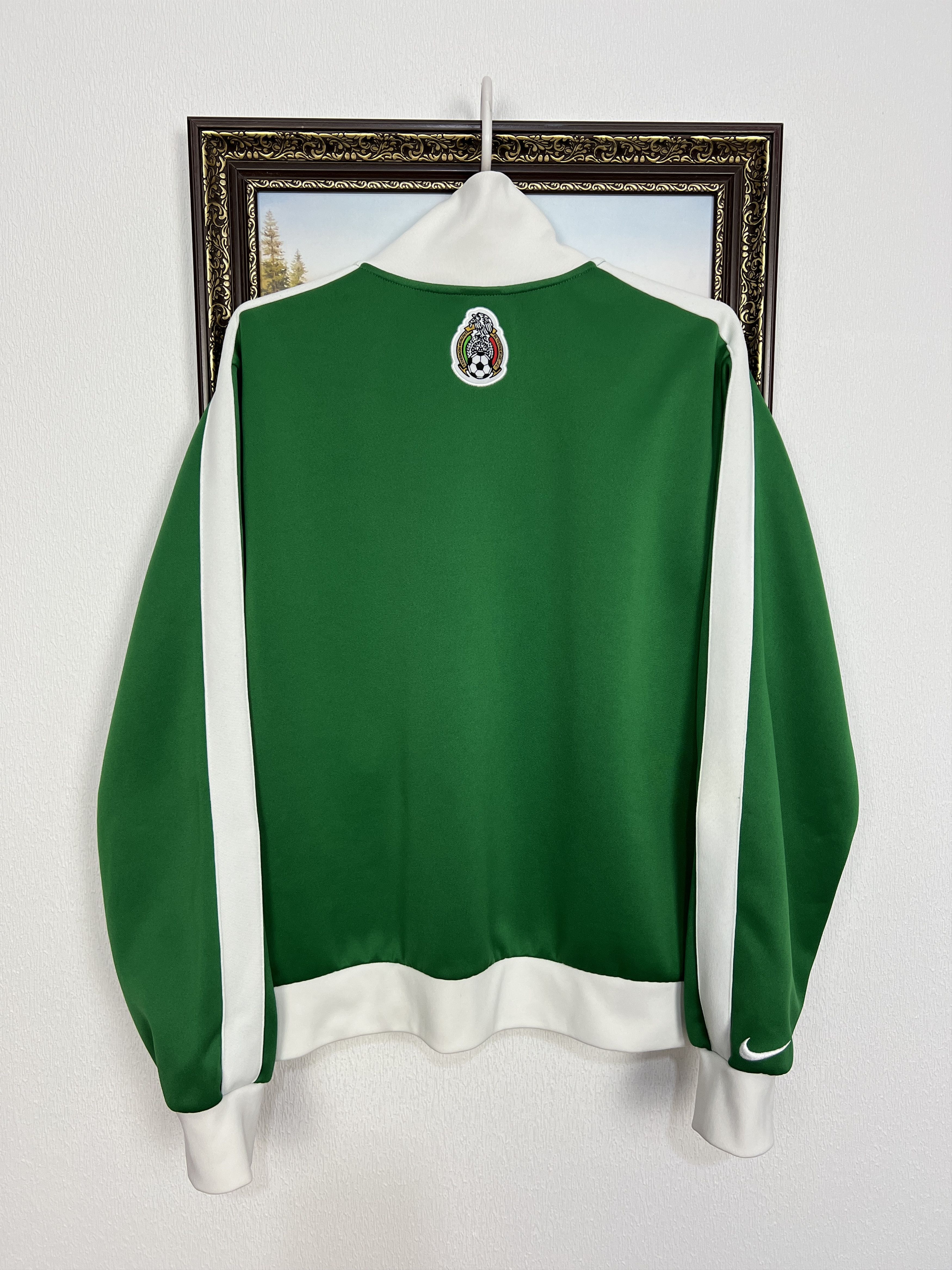 Nike Mexico World Cup Football Jacket Soccer Track Top Zip Size US L / EU 52-54 / 3 - 8 Thumbnail
