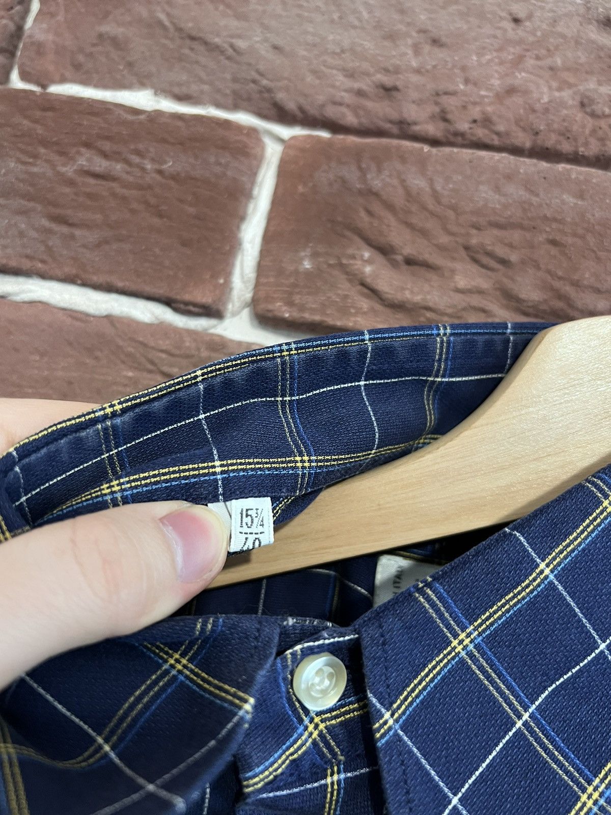 Yves Saint Laurent 90s Vintage Yves Saint Laurent Big Button Short Sleeve Shirt Size US M / EU 48-50 / 2 - 6 Thumbnail