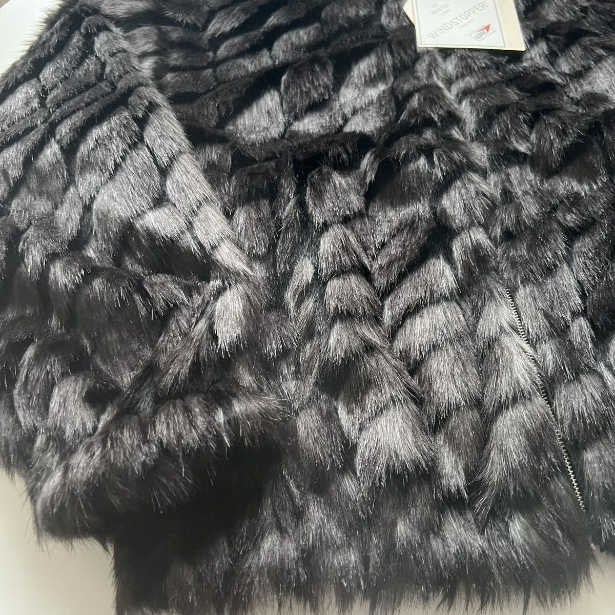 Supreme 2-Tone WINDSTOPPER Faux Fur Jacket Black L