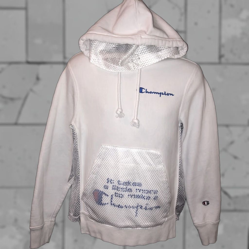 Champion Champion Reverse Weave Hoodie Mens S White Size US S / EU 44-46 / 1 - 1 Thumbnail