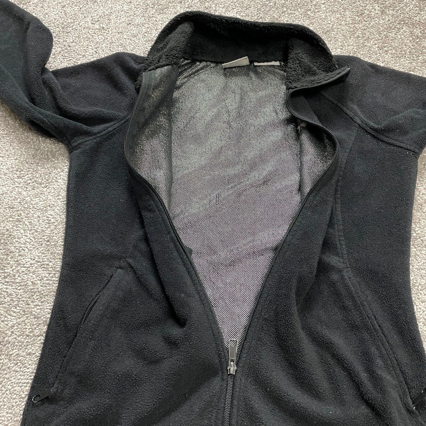 Vintage Columbia Jacket Womens XS Black Omni Heat Full Zip Pockets Fleece Outdoor Hiking Size XS / US 0-2 / IT 36-38 - 4 Thumbnail