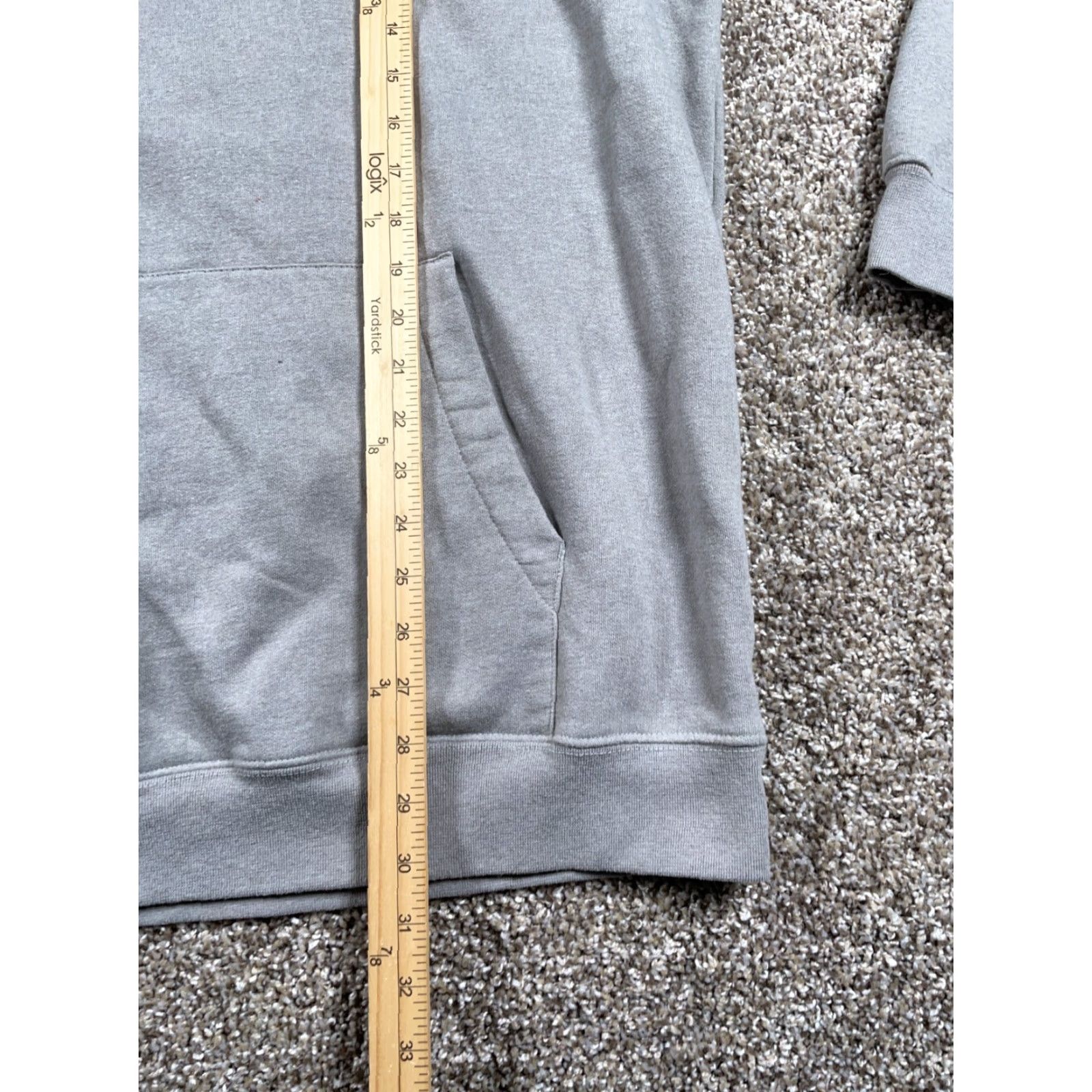 Vintage Cabela's Embroidered Drawstring Hoodie Women's XL Tall Gray Sweatshirt Script Hoodie Size XL / US 12-14 / IT 48-50 - 7 Thumbnail