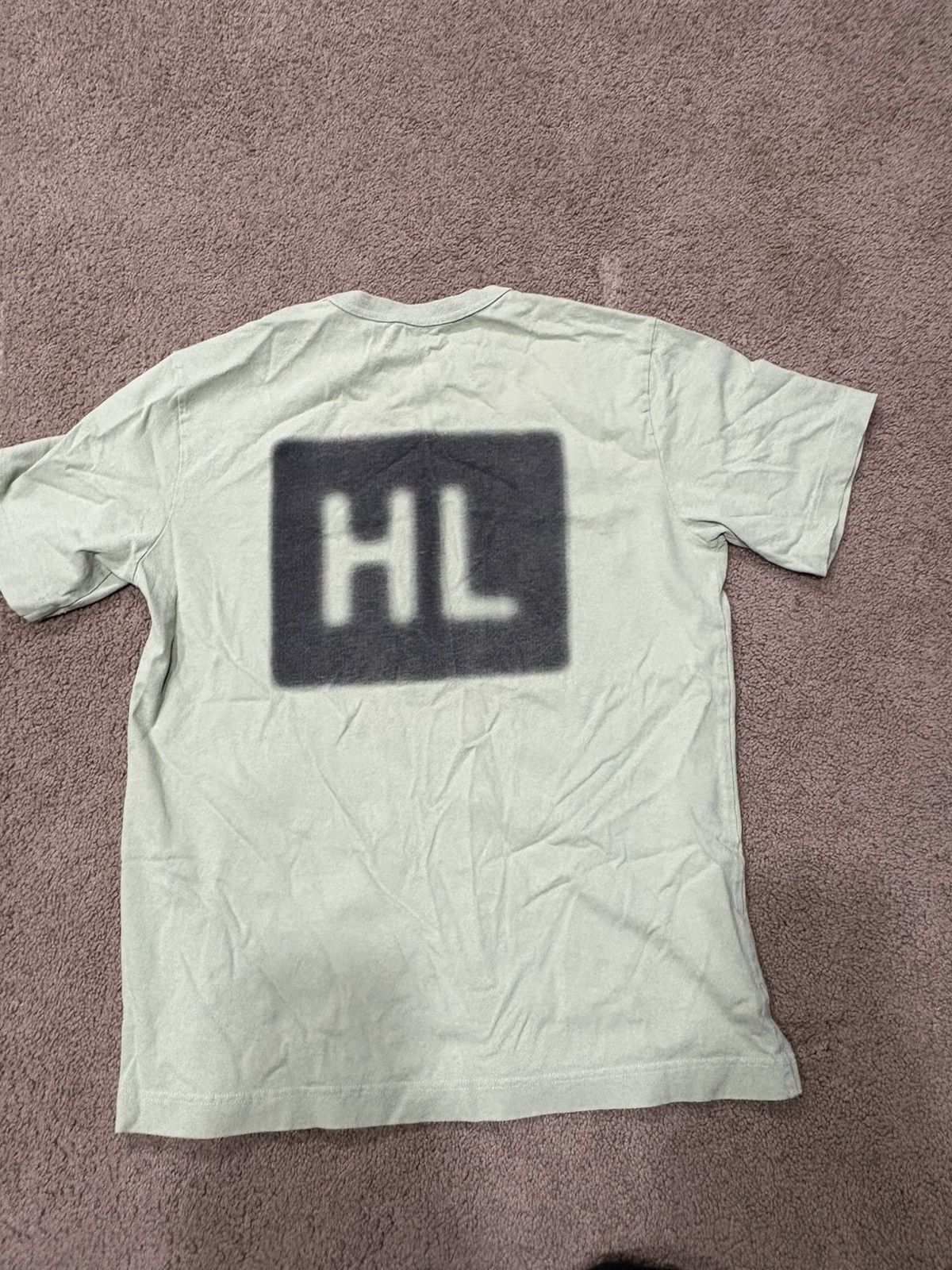 Helmut Lang Helmut Lang Spray Logo T-Shirt Size US S / EU 44-46 / 1 - 3 Thumbnail
