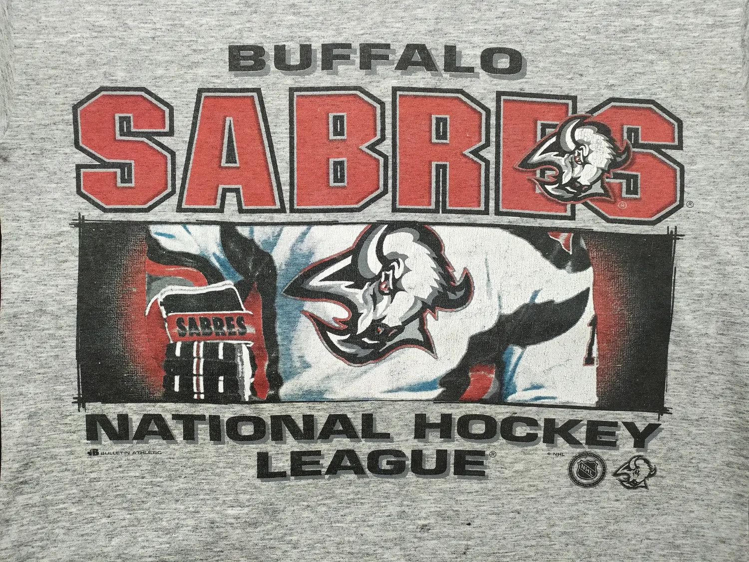 NHL × Vintage Vintage Buffalo Sabres T shirt NHL Usa Size US XS / EU 42 / 0 - 3 Thumbnail