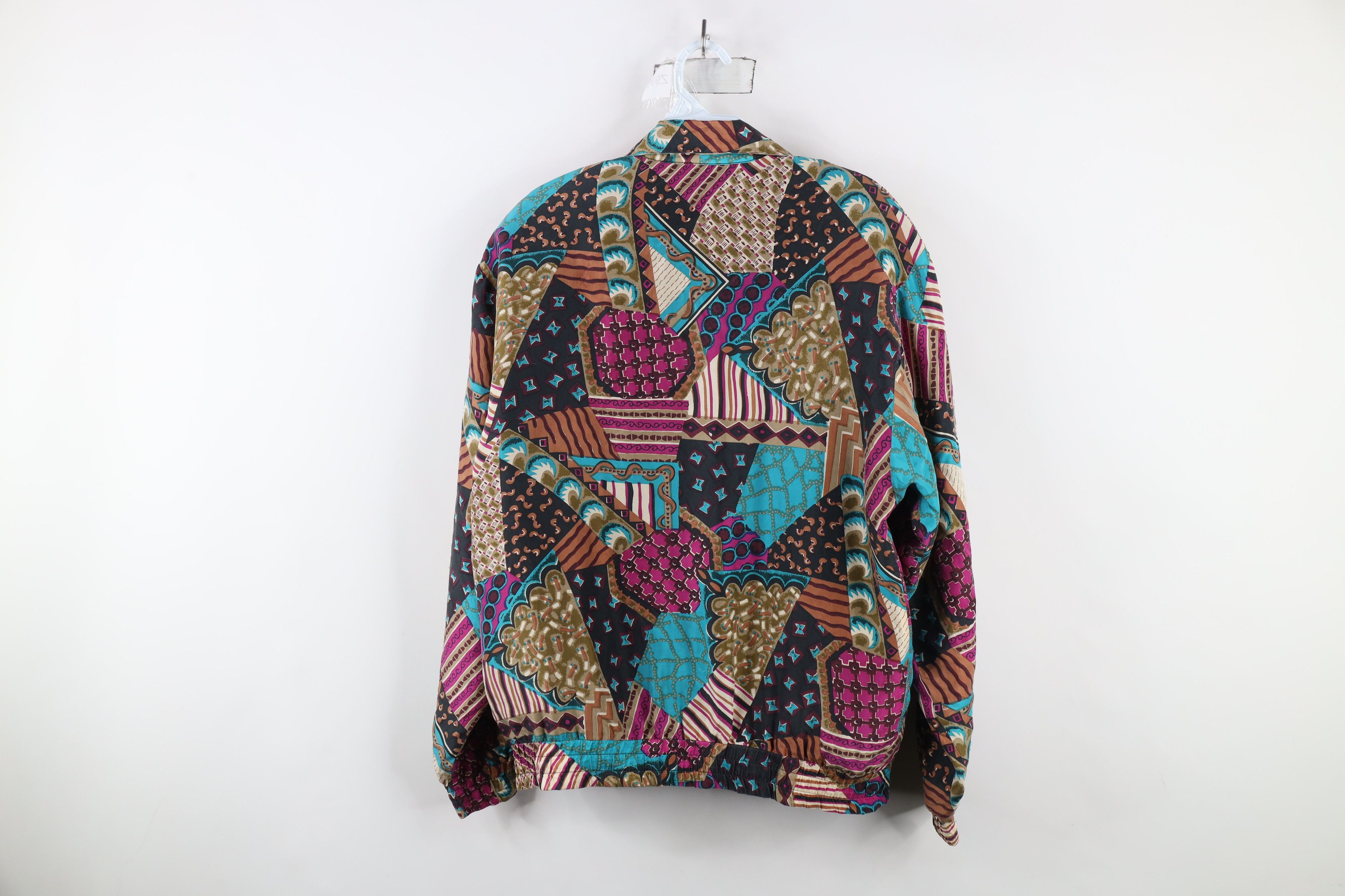 Vintage Vintage 90s Streetwear Silk Full Zip Windbreaker Jacket Size M / US 6-8 / IT 42-44 - 8 Thumbnail