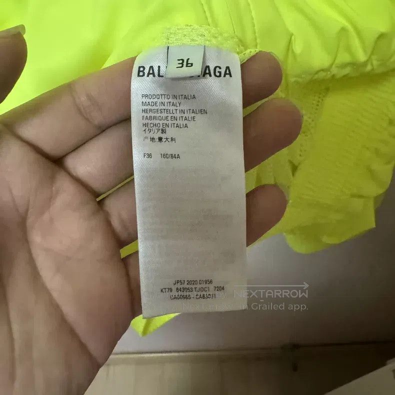 Balenciaga Balenciaga Fluorescent green zip-up jacket Size XS / US 0-2 / IT 36-38 - 5 Thumbnail