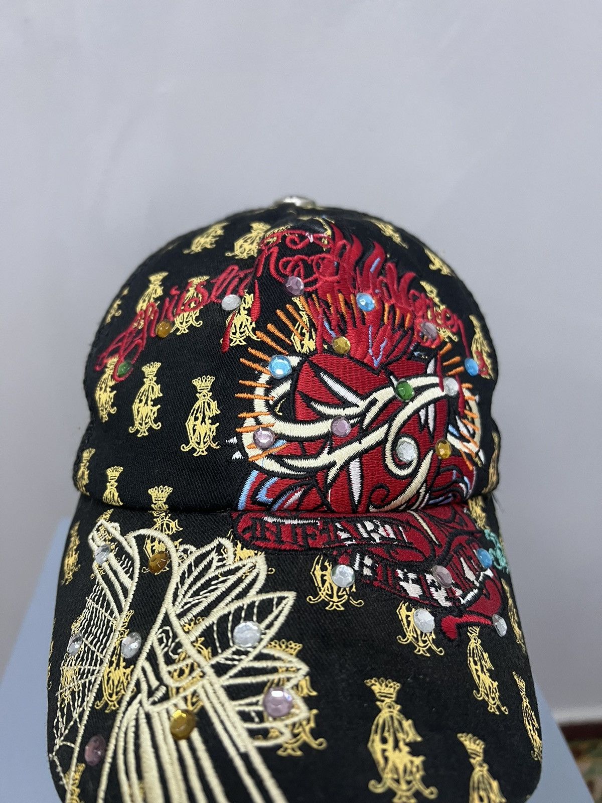 Christian Audigier × Ed Hardy × Japanese Brand Ed Hardy by Christian Audigier Cap Japanese Skull Death Y2K Size ONE SIZE - 3 Thumbnail