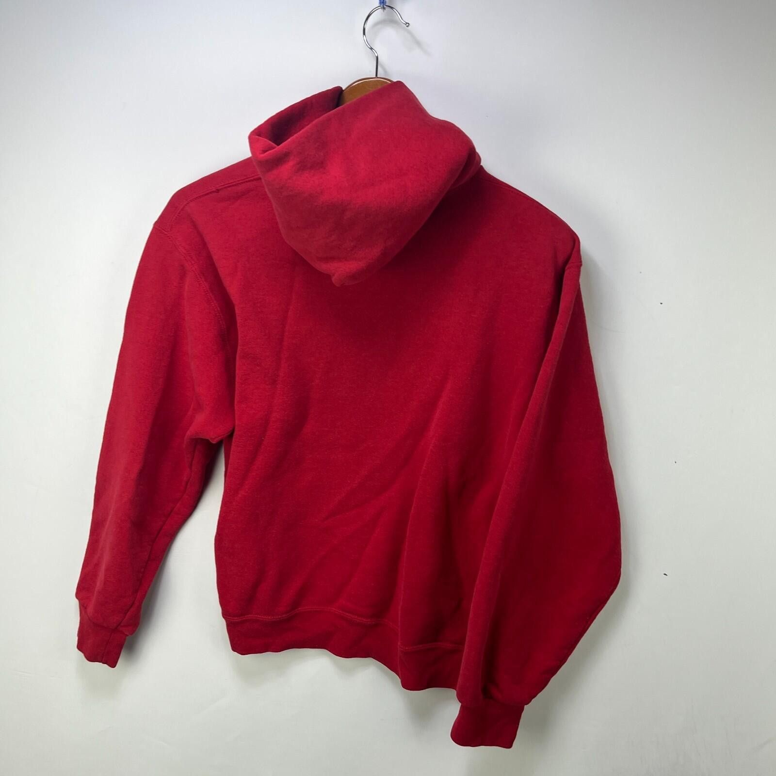 Russell Athletic Vintage 90s Russell Athletic Red Blank Hoodie Small Size US S / EU 44-46 / 1 - 7 Thumbnail