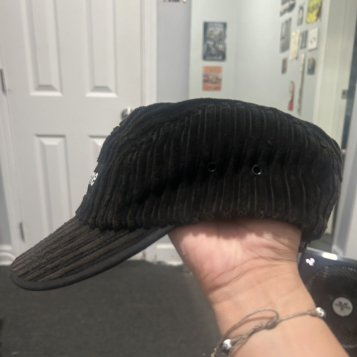 Supreme FW15 Supreme Hi-Lo Corduroy Black Hat Box logo Vintage Size ONE SIZE - 2 Thumbnail