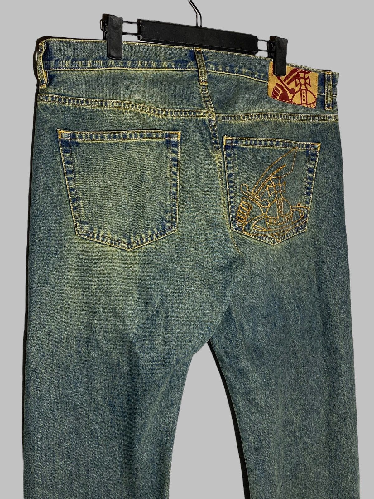 Vivienne Westwood Rare Vivienne Westwood Big Pocket Logo Jeans Size US 36 / EU 52 - 11 Thumbnail