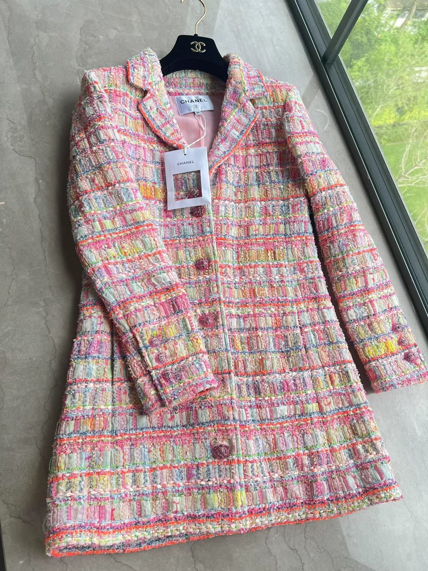 Chanel Chanel 24C Lesage Tweed Coat Size US XS / EU 42 / 0 - 1 Thumbnail