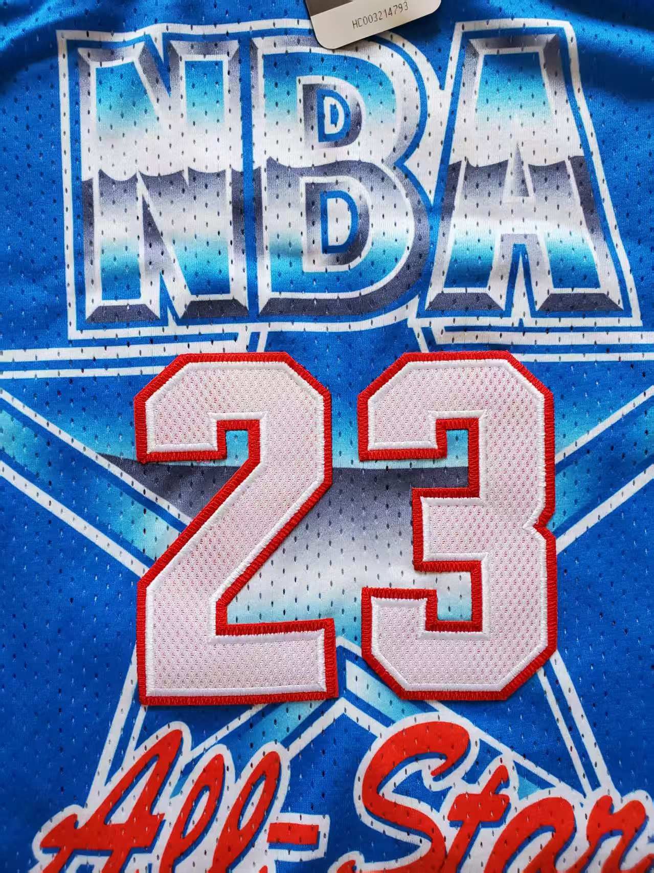 NBA 1993 All Star 23 Michael Jordan Jersey Size US XL / EU 56 / 4 - 3 Thumbnail