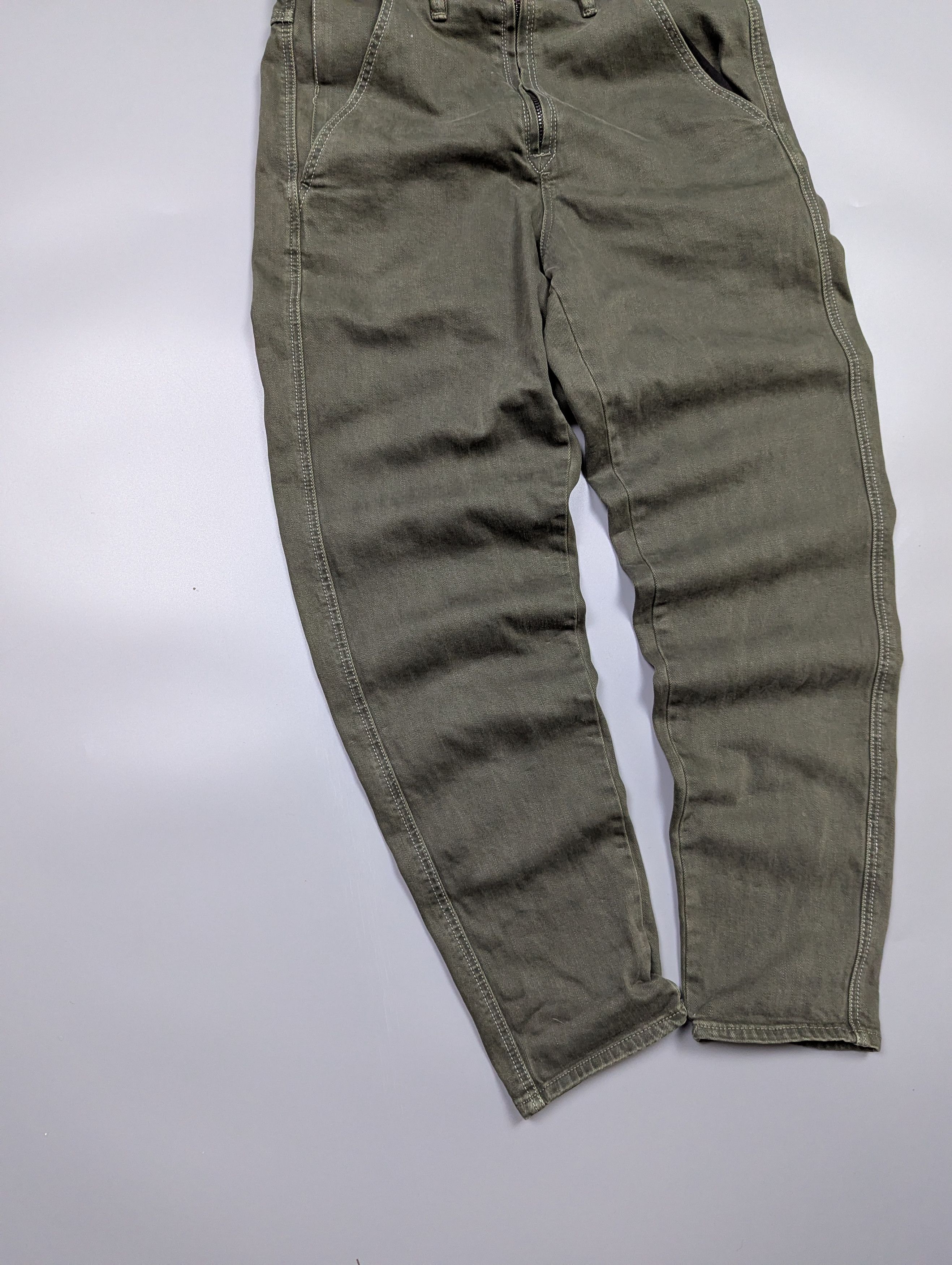 G-Star G-Star RAW Women’s Slim Olive Green Denim Dungaree Jumpsuit Size 27" / US 4 / IT 40 - 4 Thumbnail