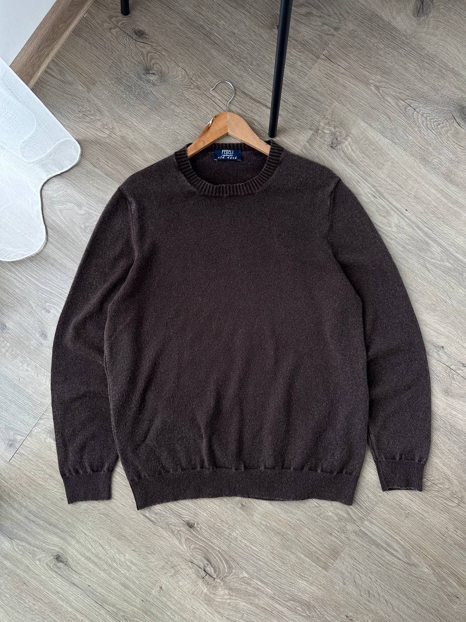Fedeli × Vintage Vintage Fedeli Cashmere Garment-Dyed Sweater Size US M / EU 48-50 / 2 - 2 Thumbnail