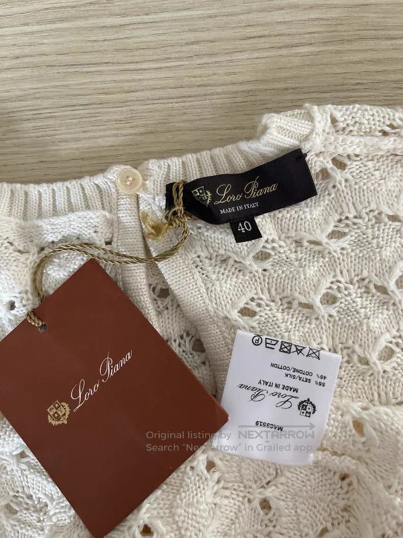 Loro Piana Loro Piana White knit dress Size XS / US 0-2 / IT 36-38 - 5 Thumbnail