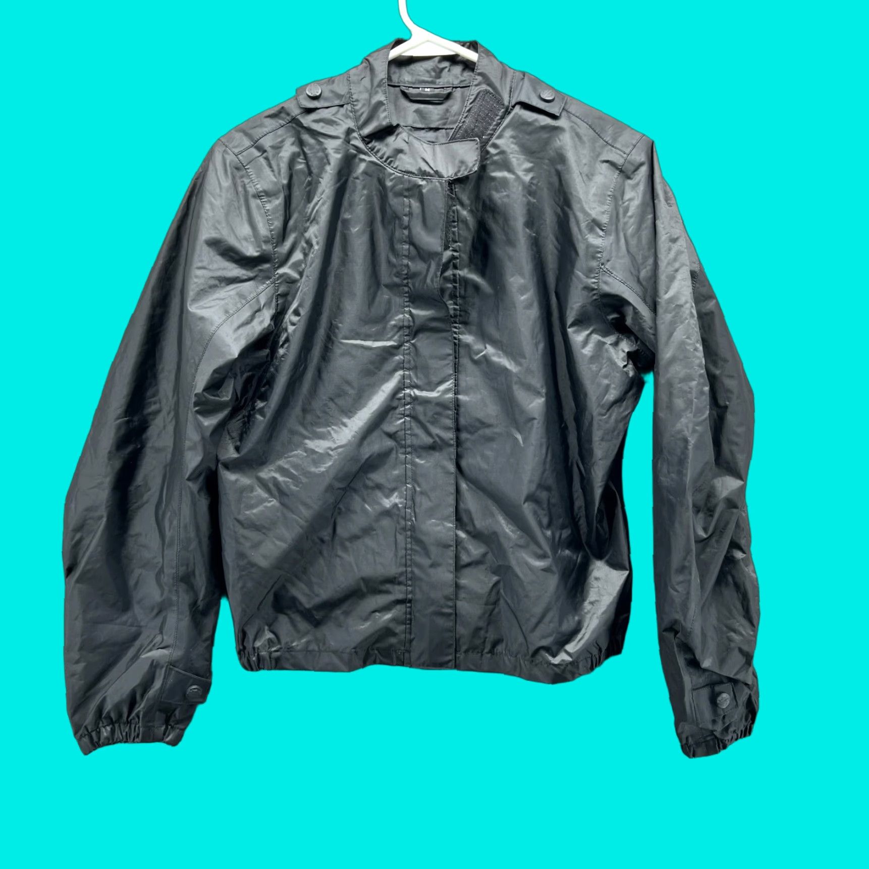 Harley Davidson VTG Harley-Davidson Jacket Women Medium Black Nylon Windbreaker American Biker Long Sleeve Motorcycle Size M / US 6-8 / IT 42-44 - 1 Thumbnail