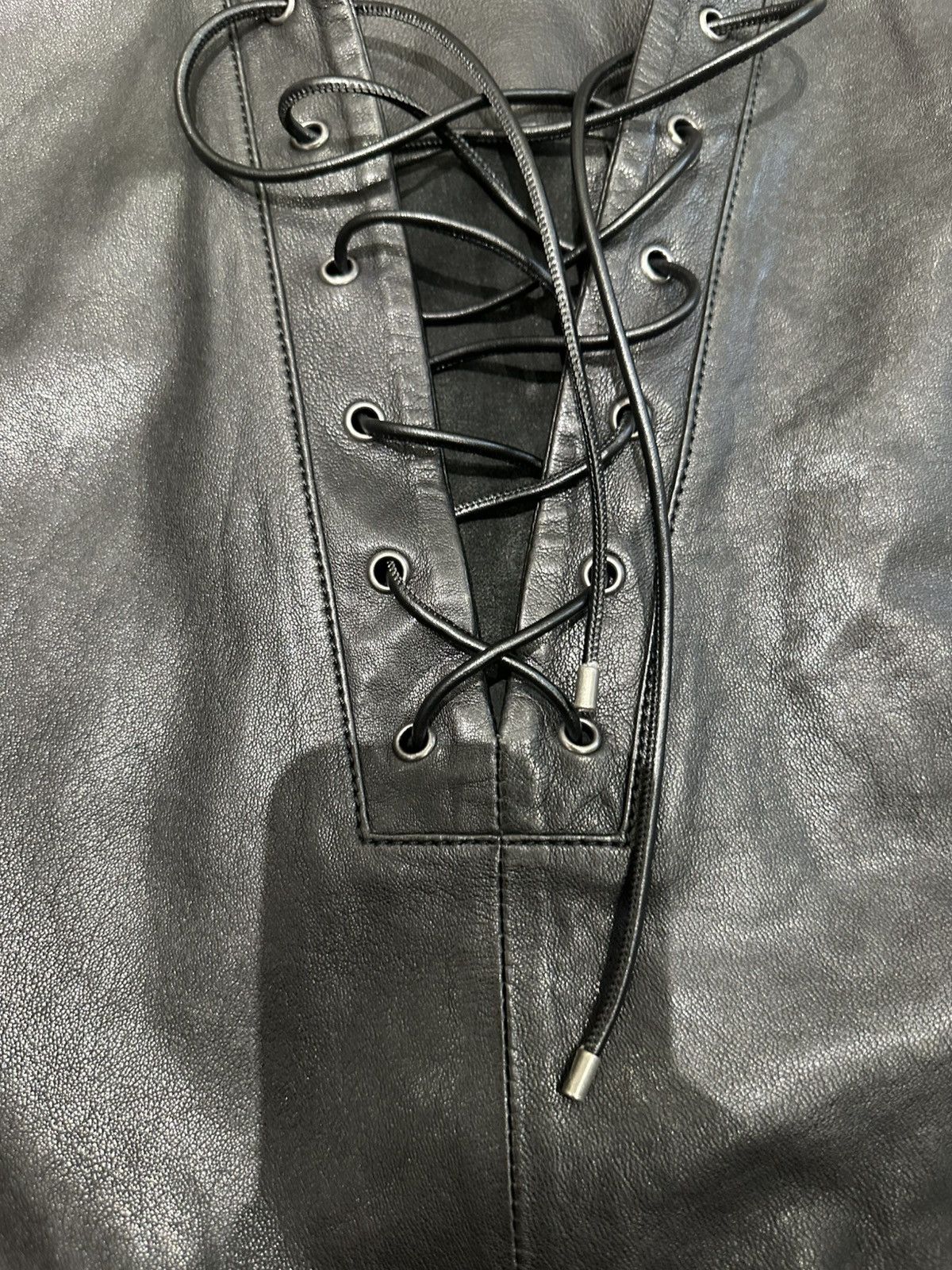 Zara STEVEN MEISEL leather shirt Size US L / EU 52-54 / 3 - 5 Thumbnail