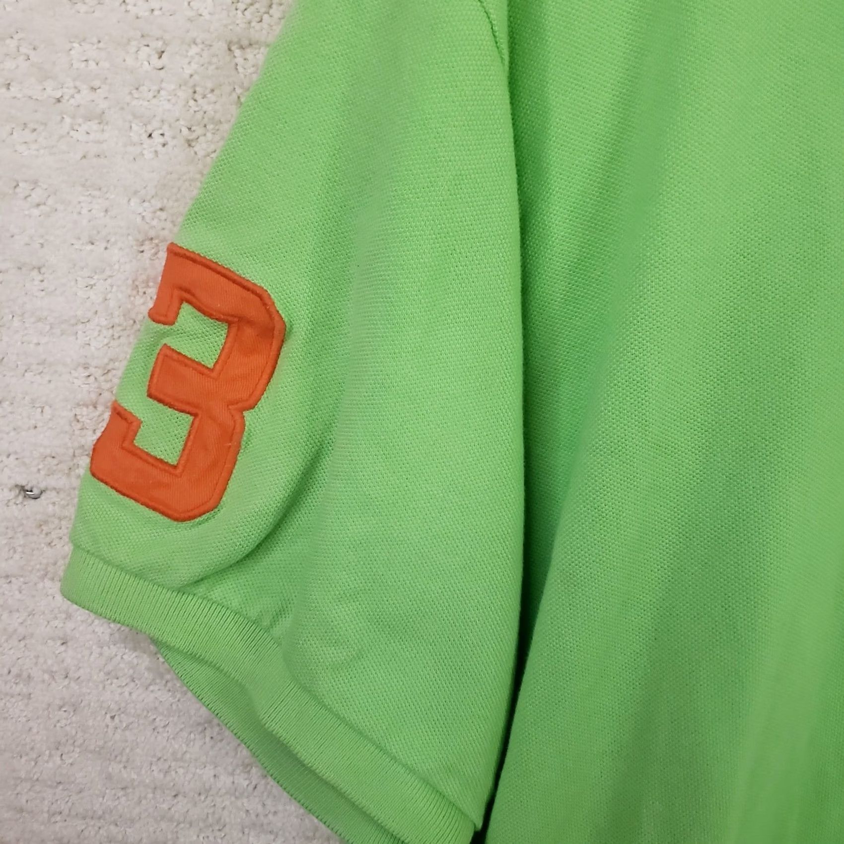 Polo Ralph Lauren Polo Ralph Lauren Big Pony Polo Shirt 2XL Green Regular Fit Short Sleeve Mens Size US XXL / EU 58 / 5 - 6 Thumbnail