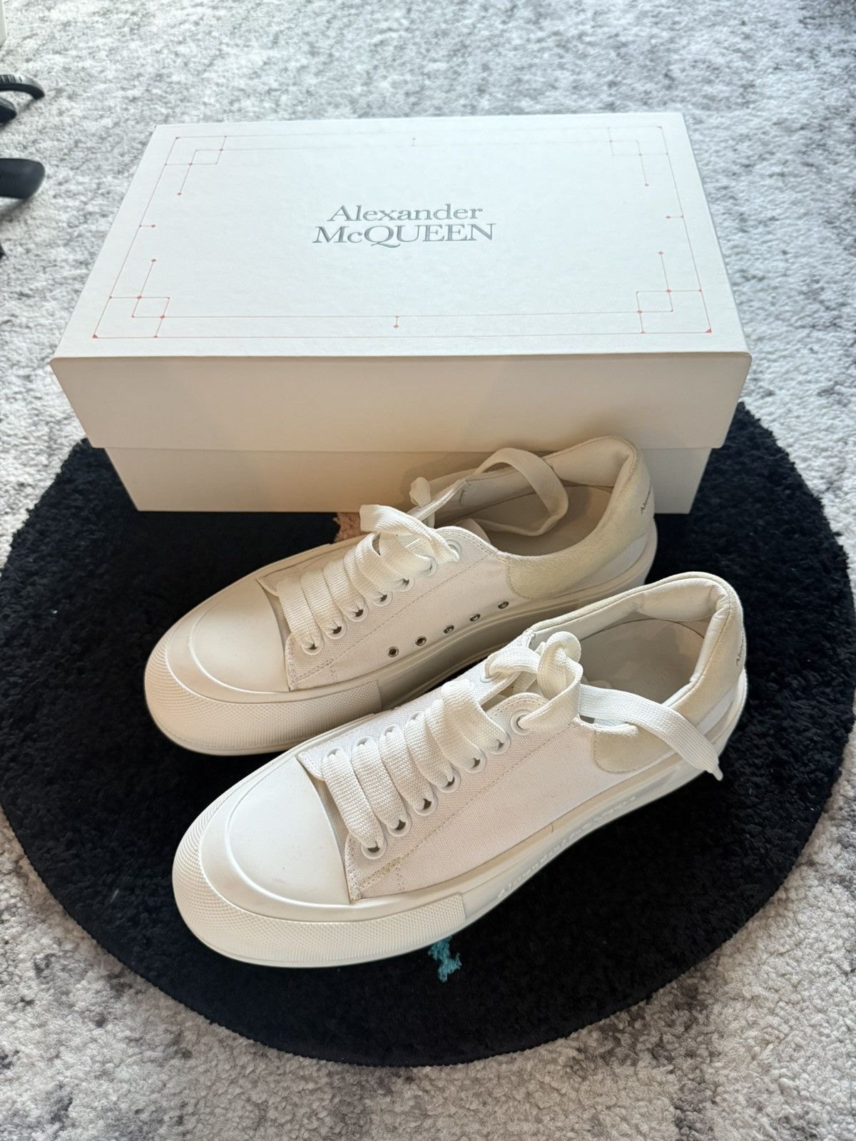 Alexander McQueen Alexander McQueen Deck Plimsoll Lace-Up Sneakers Size US 9 / EU 42 - 1 Thumbnail