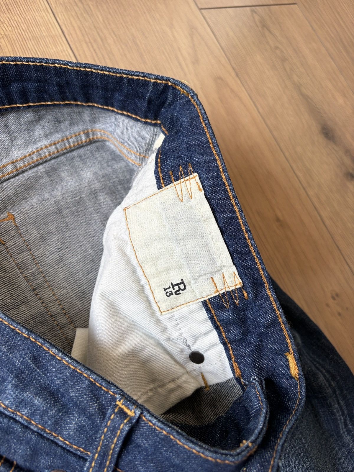 R13 R13 Boy Straight Howell Jeans Size 29" - 12 Thumbnail