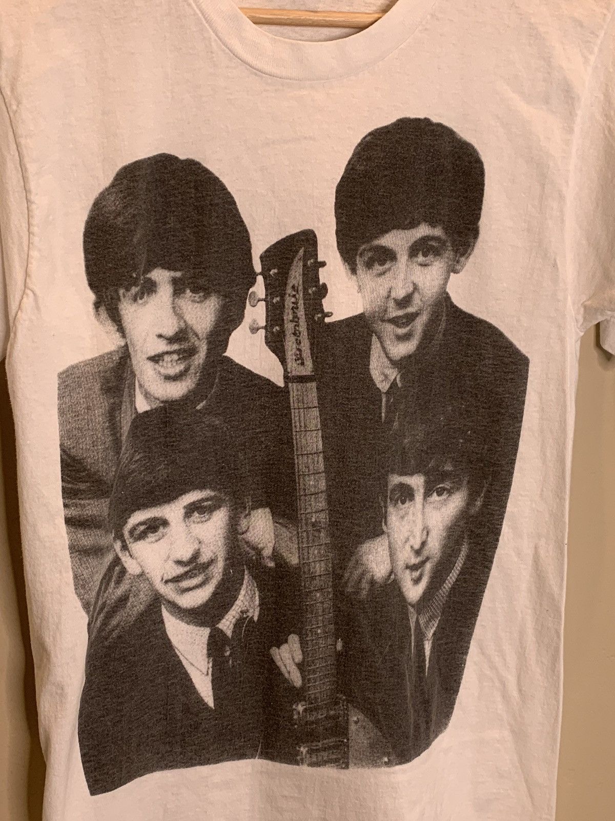 Band Tees RARE Vintage 80s The Beatles Photo Promo Single Stitch Shirt Size US M / EU 48-50 / 2 - 2 Thumbnail