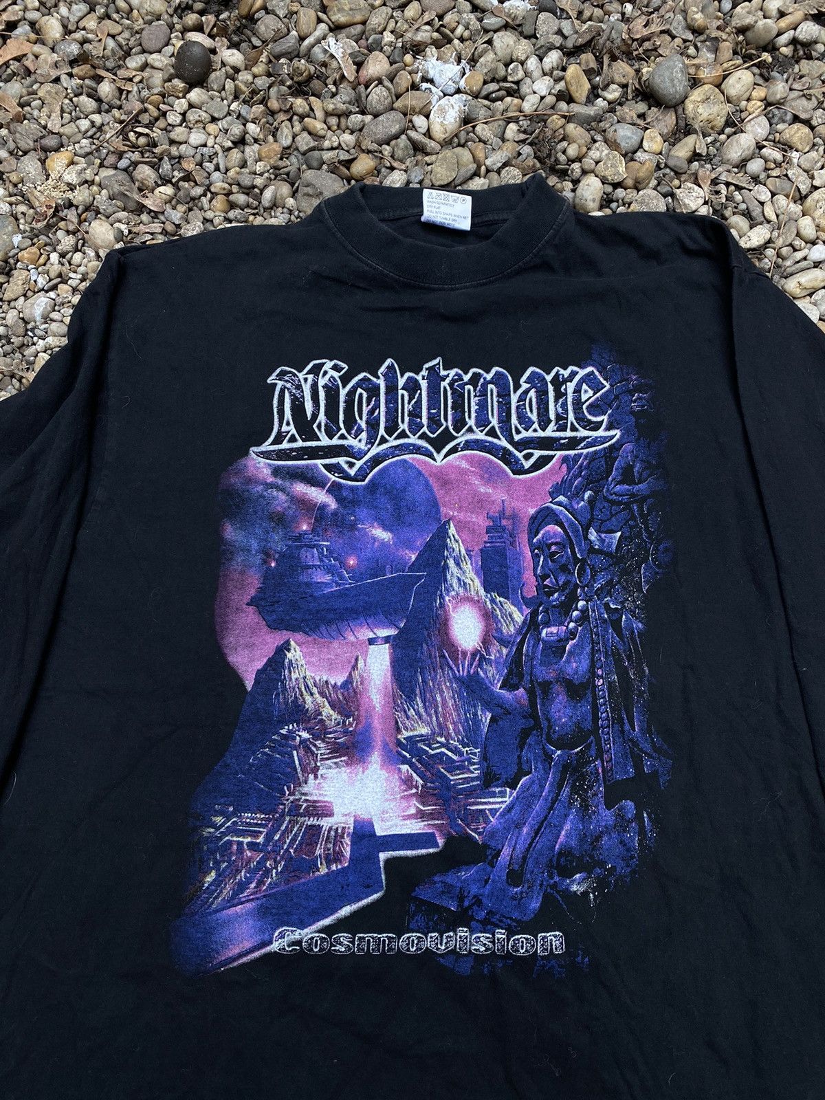Band Tees × Vintage Vintage 2001 Nightmare Cosmovision Tour Longsleeve Size US XL / EU 56 / 4 - 3 Thumbnail