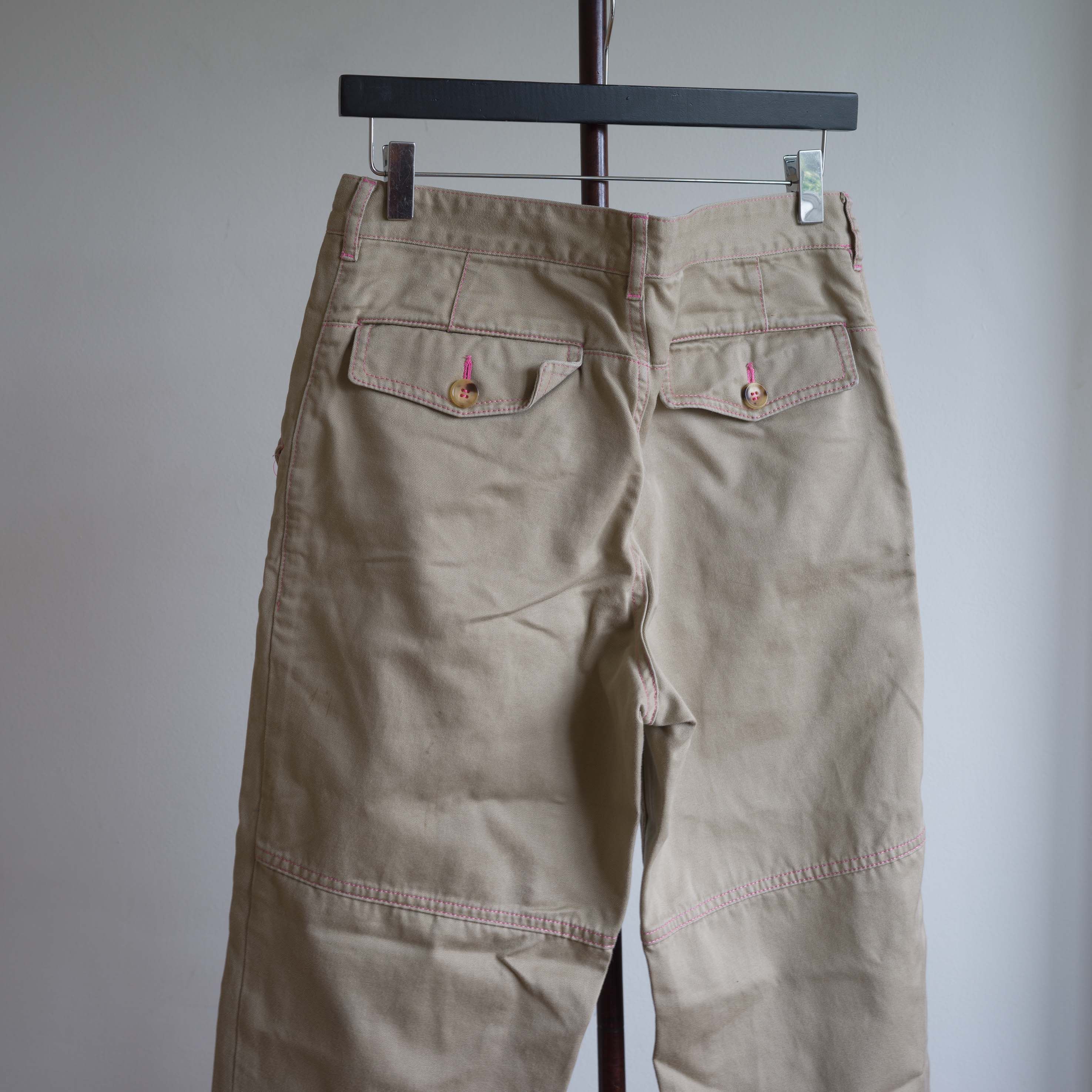 Comme des Garcons Homme Plus SS2005 COMME des GARÇONS HOMME PLUS TWILL TROUSERS Size US 30 / EU 46 - 3 Thumbnail