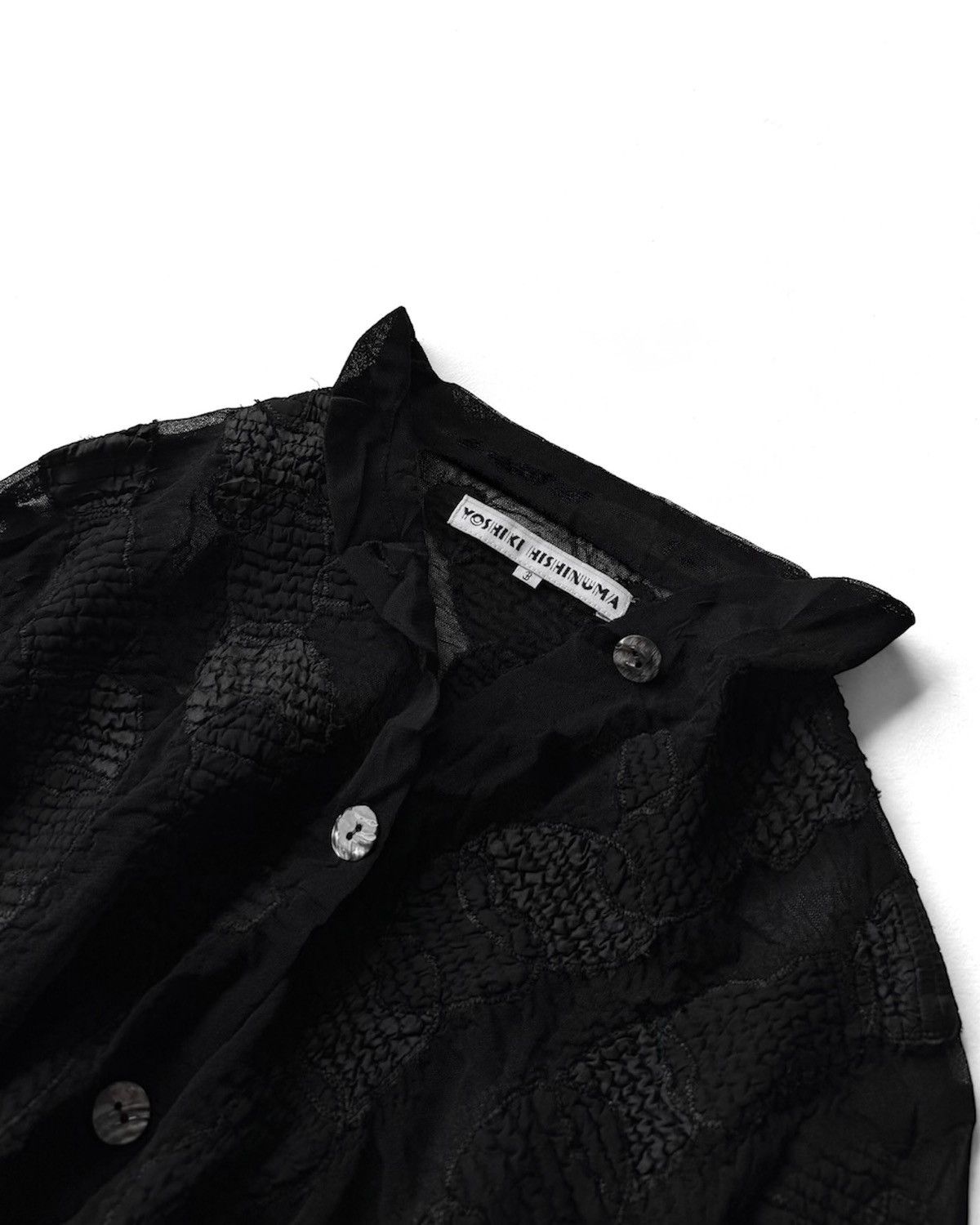 Issey Miyake YOSHIKI HISHINUMA WRINKLE BUTTON SHIRT Size M / US 6-8 / IT 42-44 - 2 Thumbnail