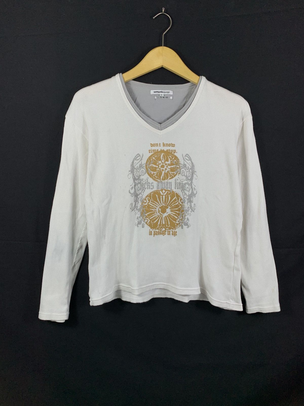 If Six Was Nine Japanese Brand Intheattic Long Sleeve Size US L / EU 52-54 / 3 - 1 Thumbnail
