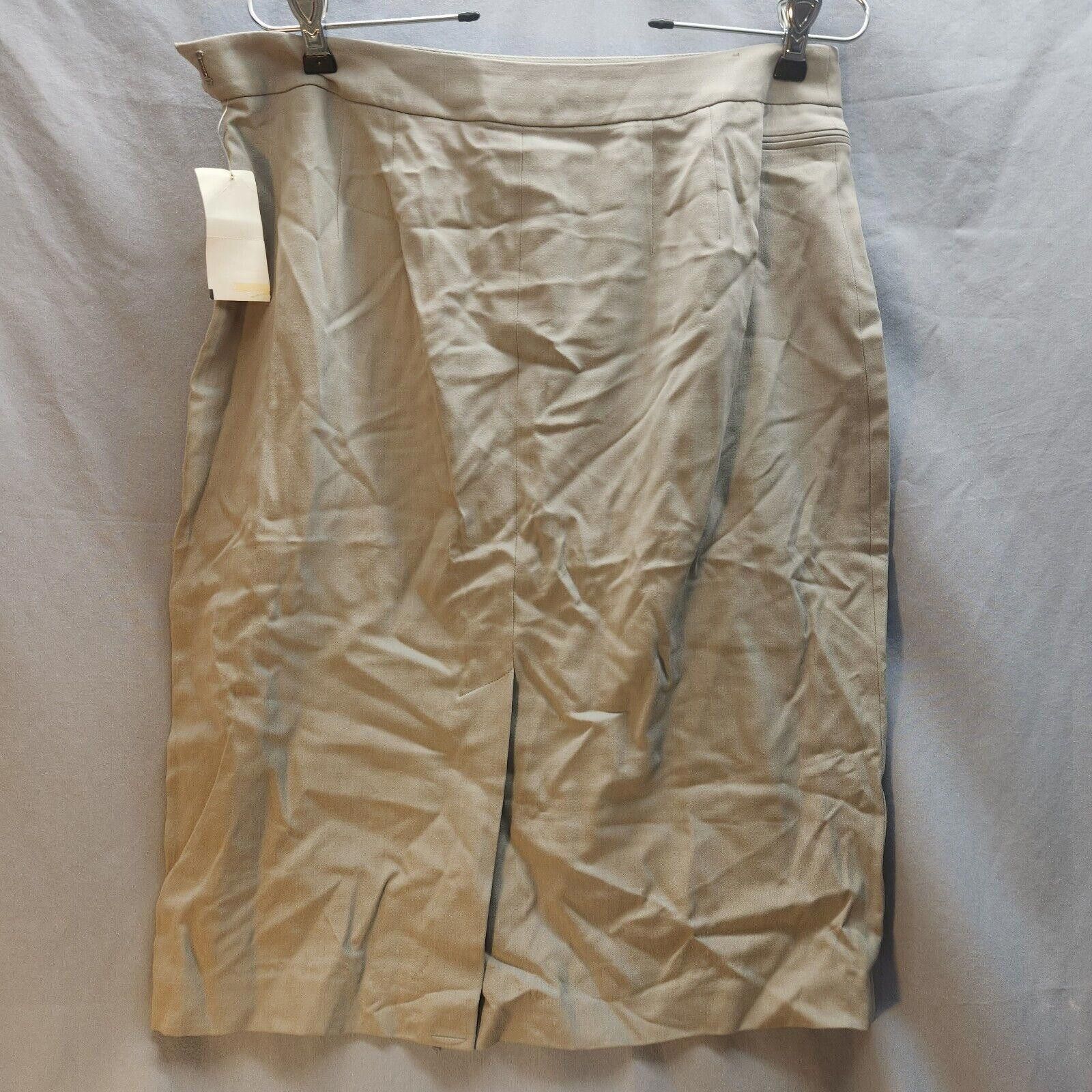 Elie Tahari Vintage Tahari Skirt Grey Size 12 NWT Size 34" / US 12 / IT 48 - 6 Thumbnail