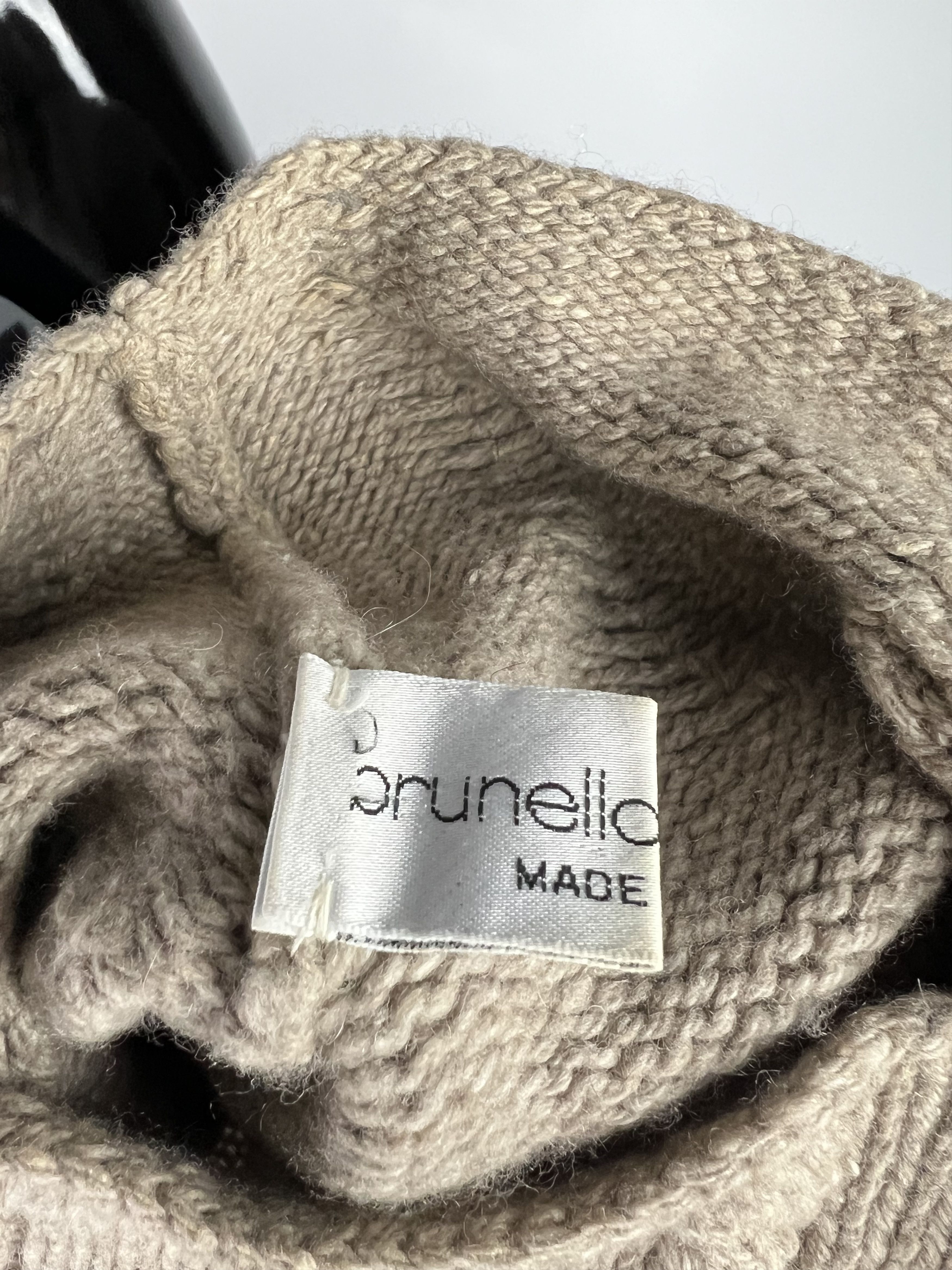 Brunello Cucinelli Brunello Cucinelli Rare VTG Wool Cashmere Silk Knit Sweater Size XL / US 12-14 / IT 48-50 - 7 Thumbnail
