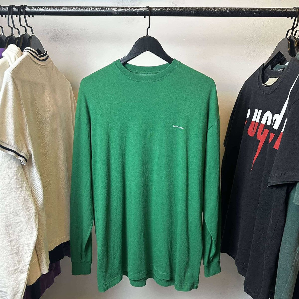 Balenciaga BALENCIAGA LOGO LONGSLEVE Size US XS / EU 42 / 0 - 1 Thumbnail