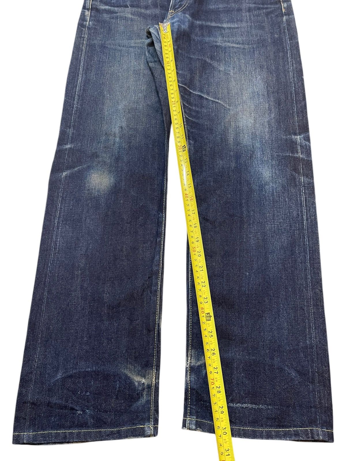 Uniqlo Vintage Japanese Uniqlo Selvedge Blue Faded Wash Style Jeans Size US 34 / EU 50 - 16 Thumbnail