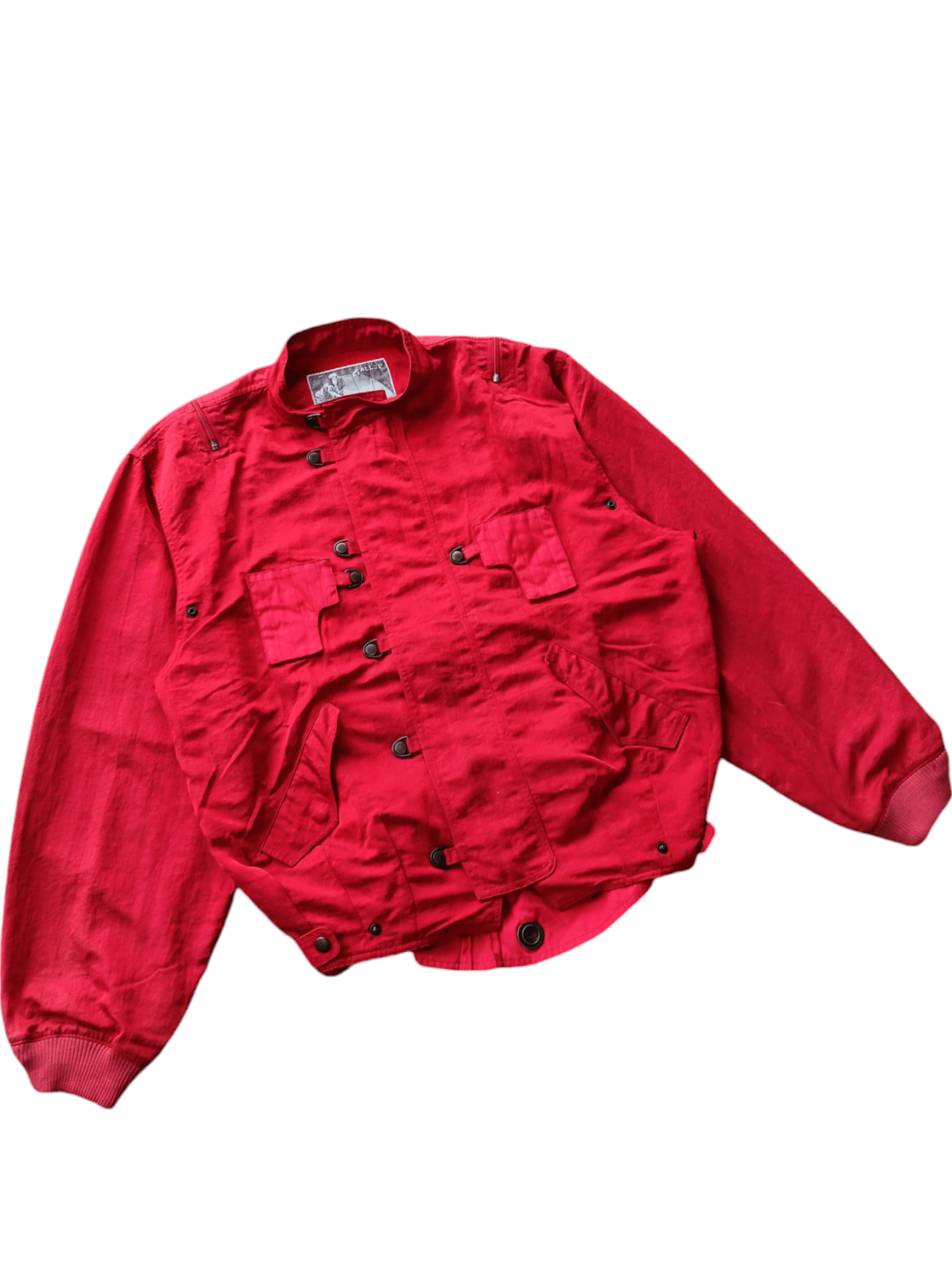 Vintage 😍RARE😍VINTAGE GALLOP MOTORCYCLES RED BOMBER NYLON JACKET Size US XL / EU 56 / 4 - 2 Thumbnail