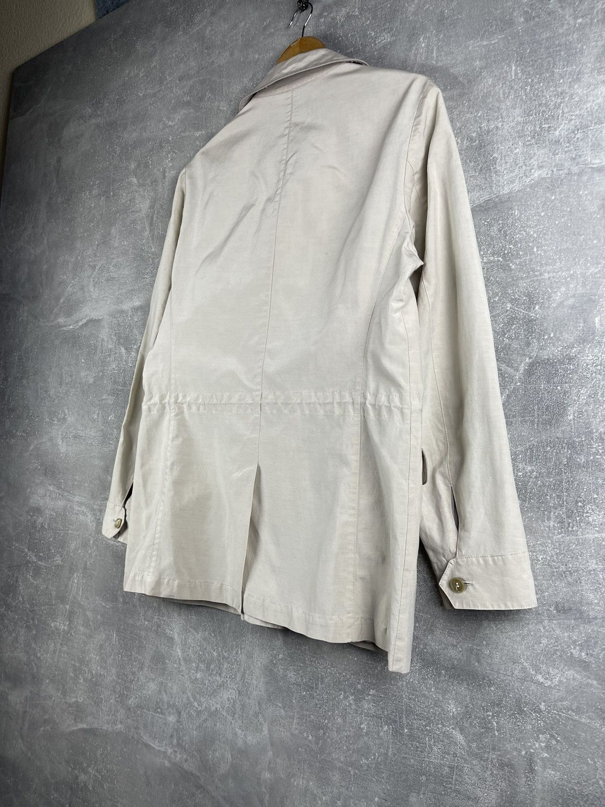Brioni Brioni Safari Field Jacket Regular Fit Beige Cotton Size US M / EU 48-50 / 2 - 11 Thumbnail
