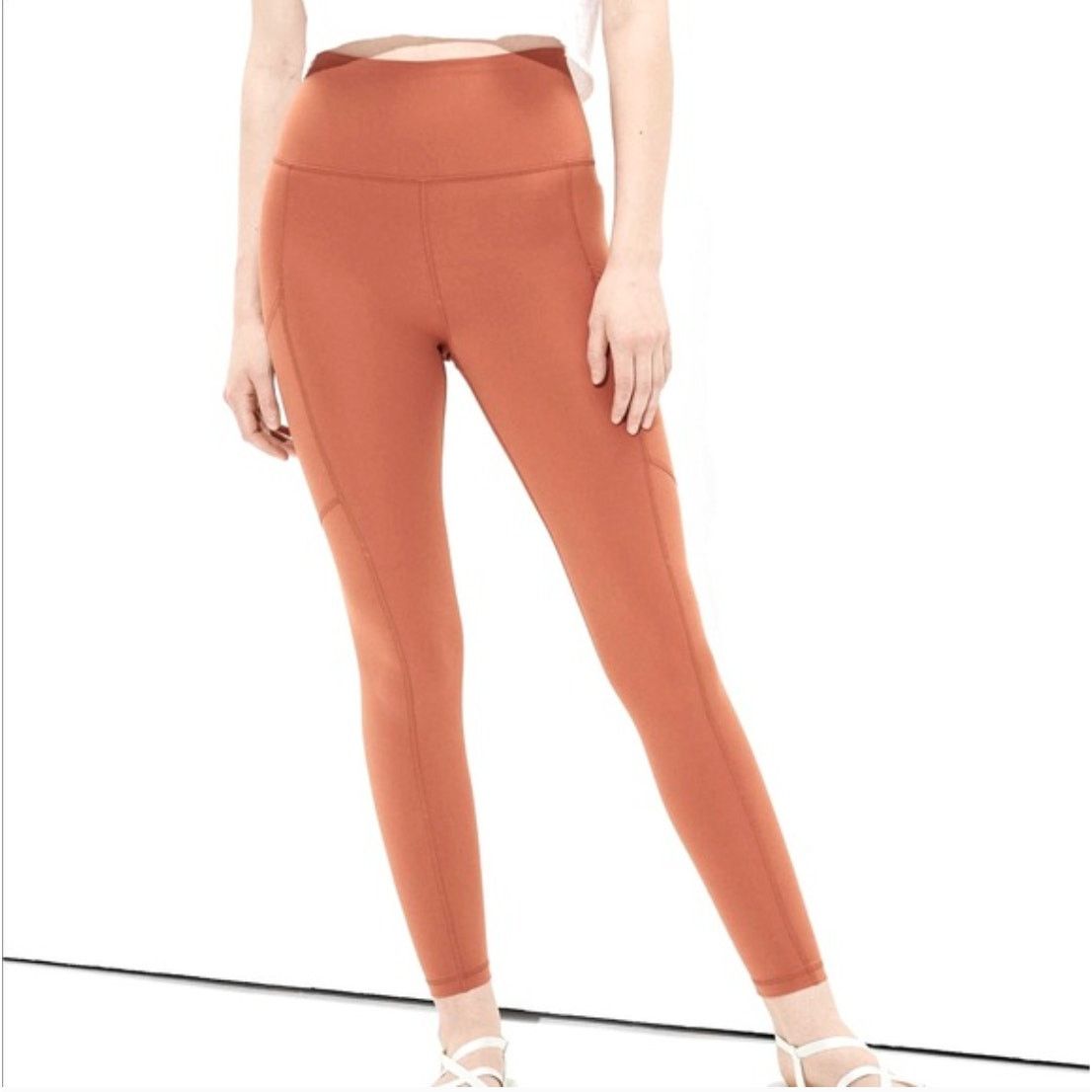 American Eagle Outfitters American Eagle The Everything Pocket Legging Peach Large Size 26" / US 2 / IT 38 - 1 Thumbnail