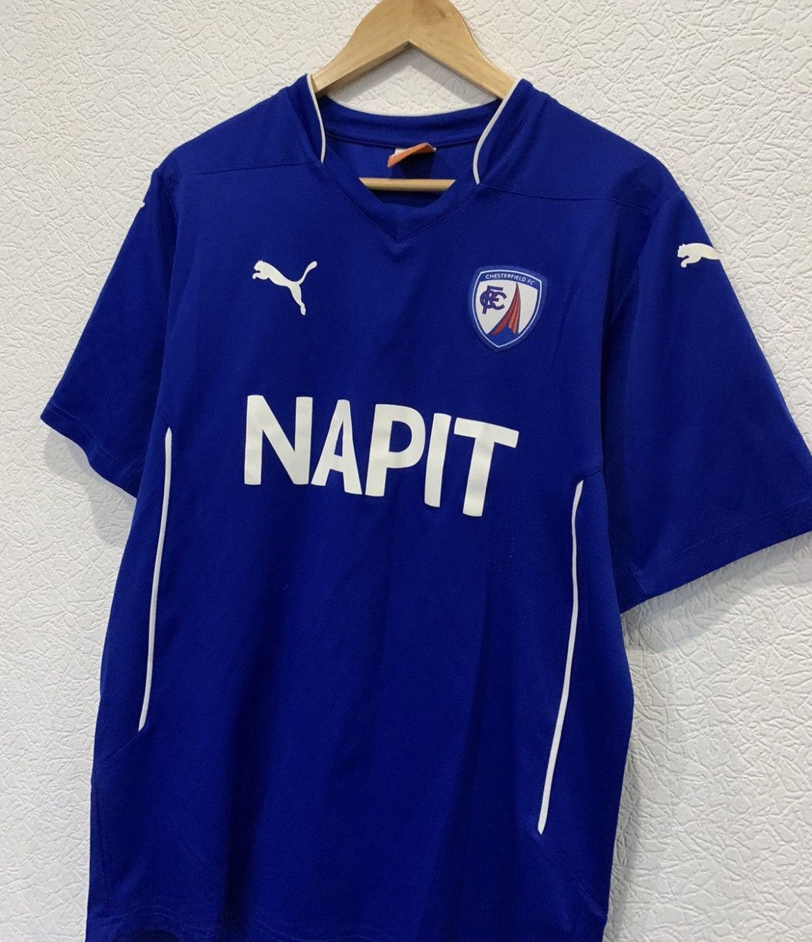 Puma CHESTERFIELD PUMA 2014/2015 HOME KIT SOCCER JERSEY NAPIT Size US L / EU 52-54 / 3 - 5 Thumbnail