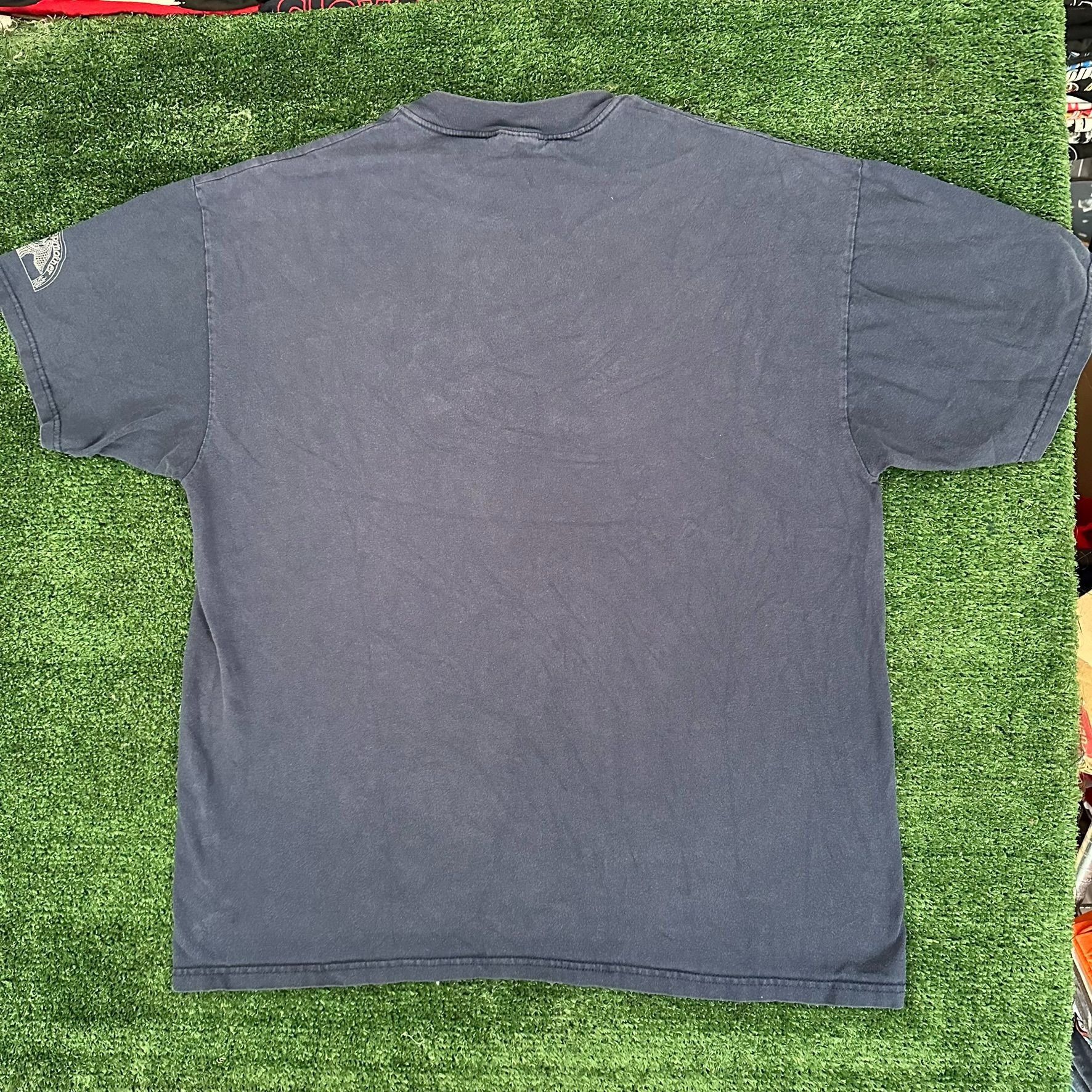 Hanes Vintage 90s Cemetery Graveyard Tombstone T-Shirt Boxy Faded Size US XL / EU 56 / 4 - 6 Thumbnail