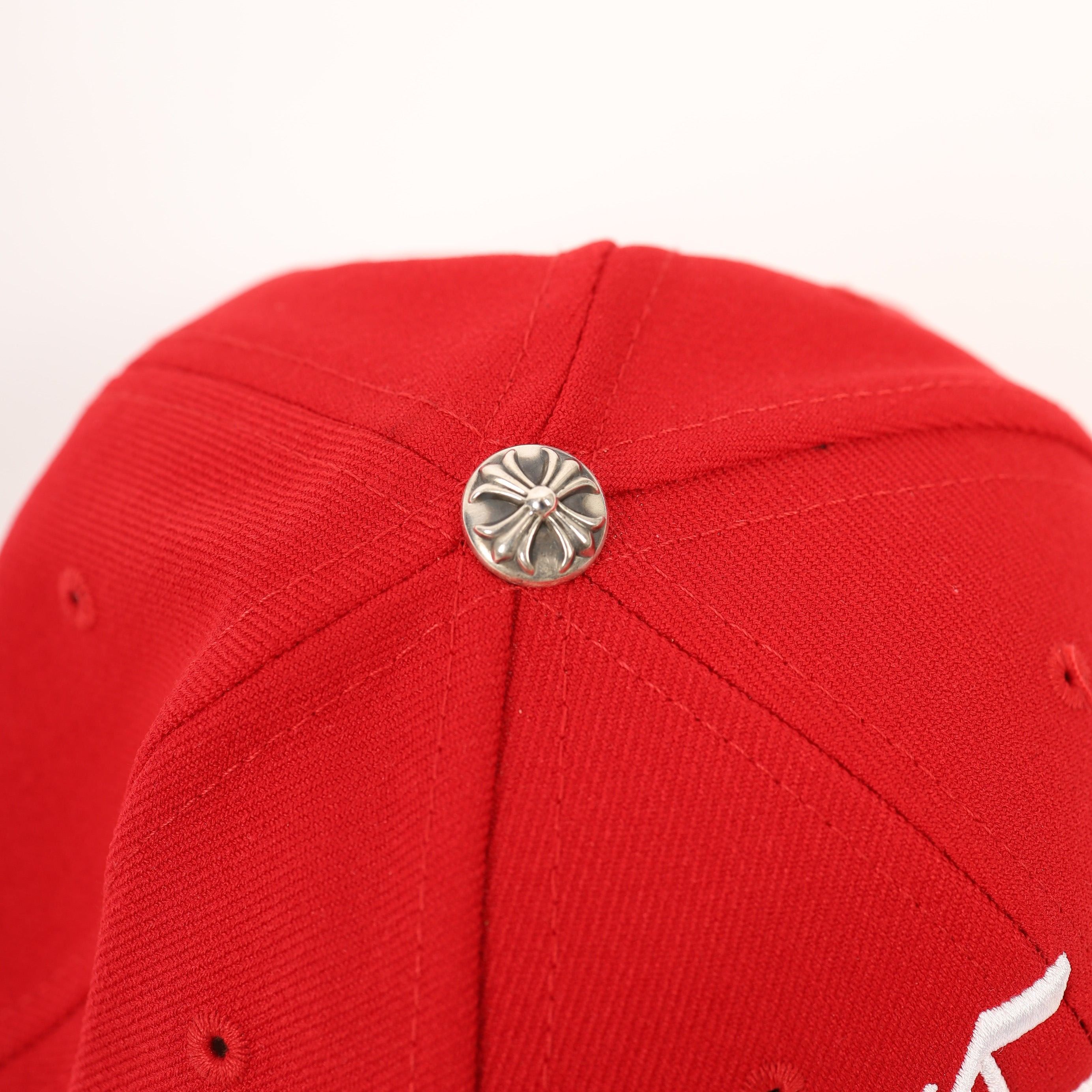 Chrome Hearts CH RED 6 PANEL HAT Size ONE SIZE - 3 Thumbnail