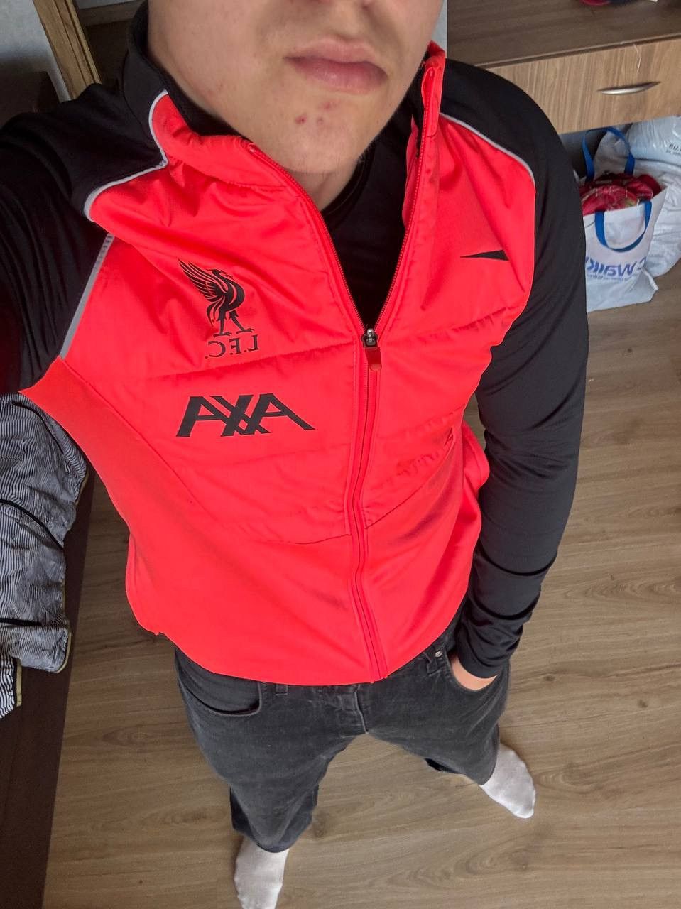 Nike LIVERPOOL NIKE 2020-2021 FOOTBALL TRAINING JACKET DRILL TOP Size US S / EU 44-46 / 1 - 12 Thumbnail