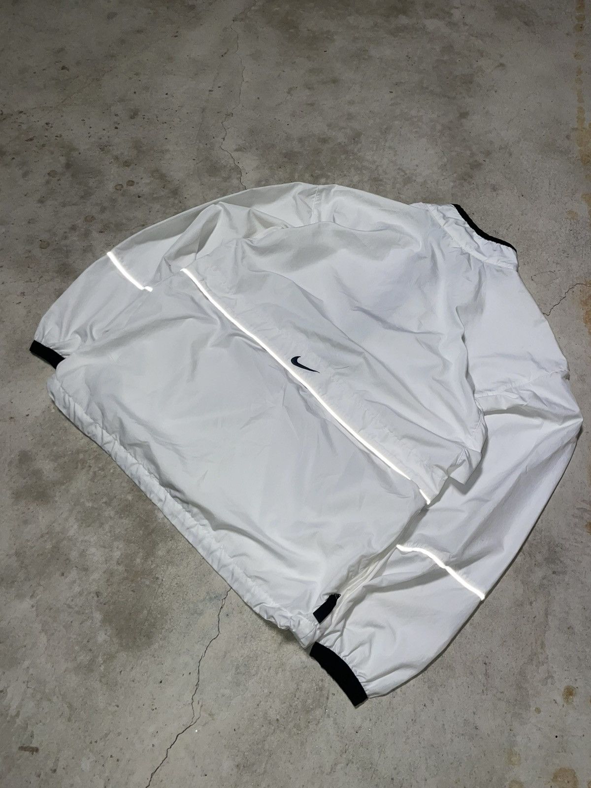 Nike × Vintage 90’s White Nike Lightweight Pullover Windbreaker Size US M / EU 48-50 / 2 - 6 Thumbnail