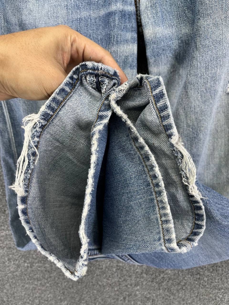 Levi's Vintage 90s Levi's Rare Trashed Punk Jeans Denim Pants Size US 30 / EU 46 - 12 Thumbnail